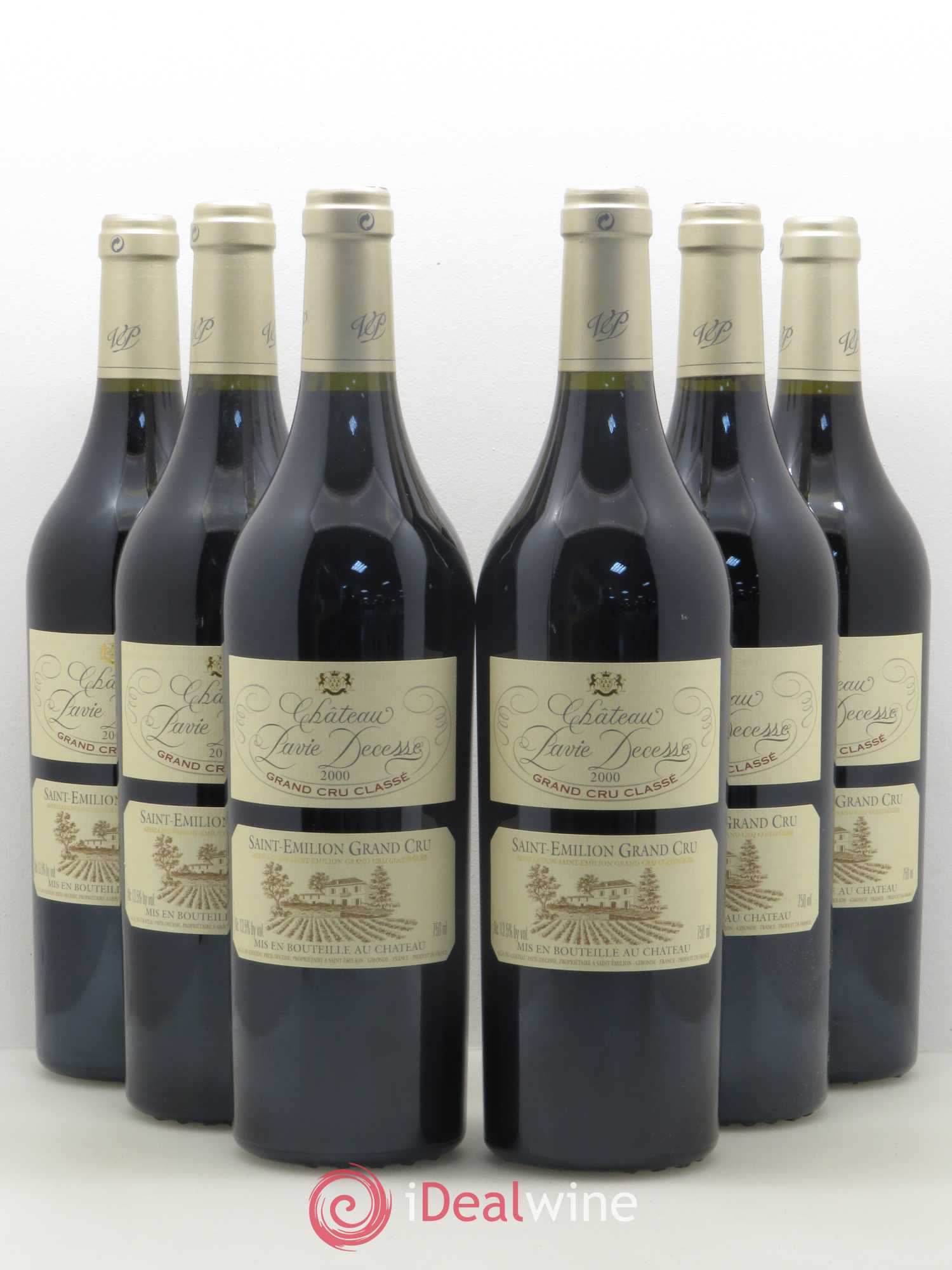 Château Pavie Decesse Grand Cru Classé 2000 - Lot de 6 bouteilles - 0