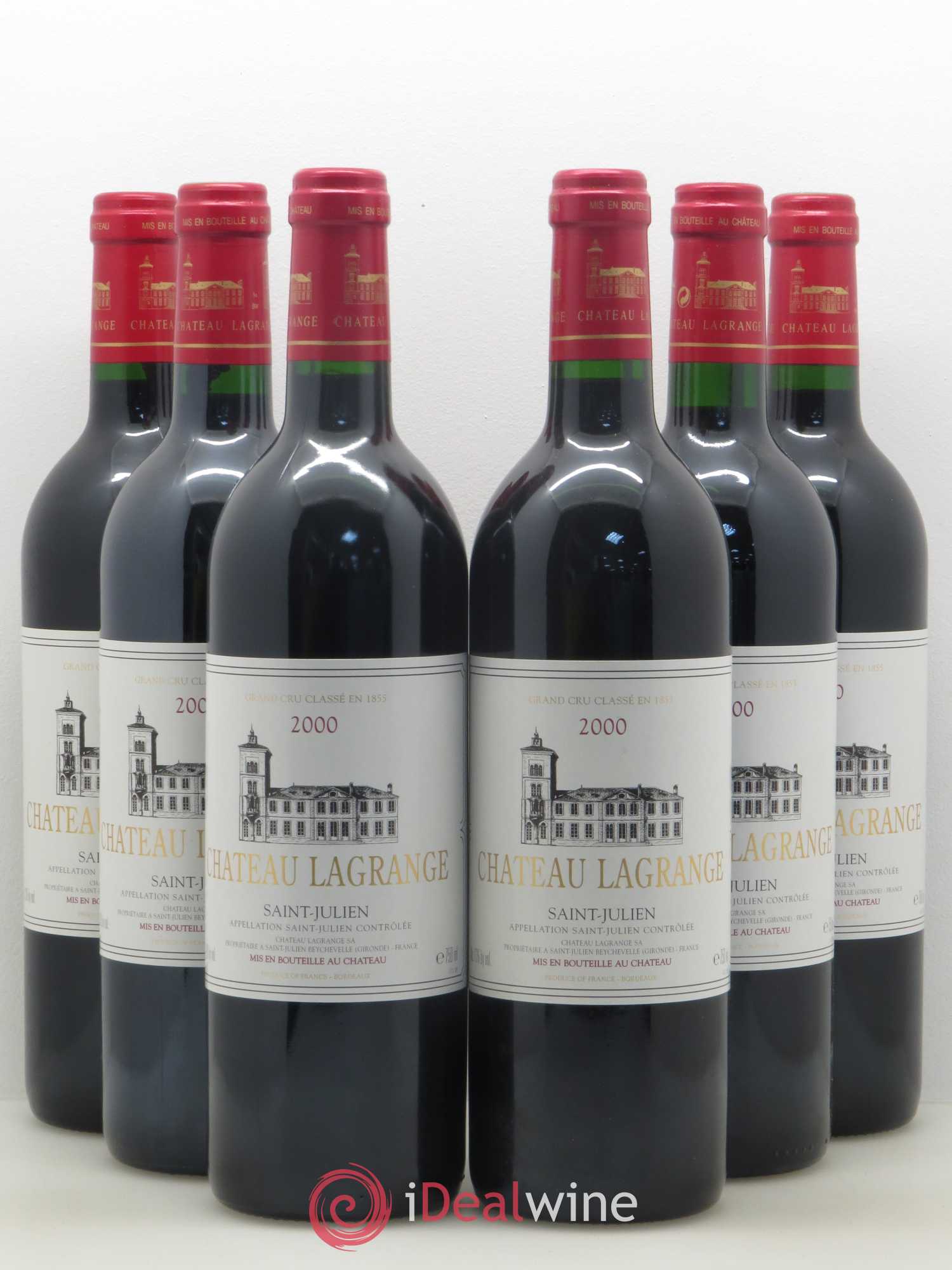 Château Lagrange 3ème Grand Cru Classé 2000 - Lot de 6 bouteilles - 0