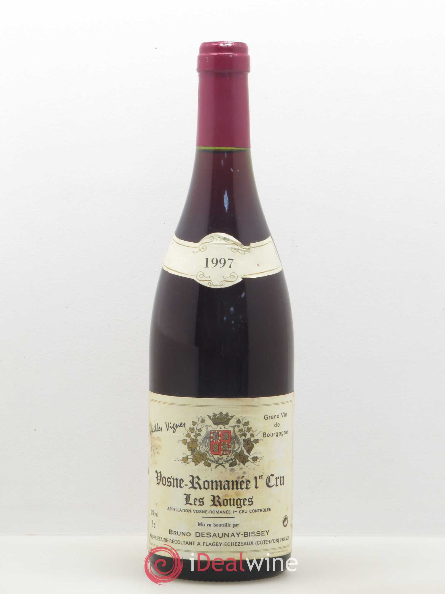 Vosne-Romanée 1er Cru Les Rouges Vieilles Vignes Desaunay Bissey 1997 - Lot of 1 bottle - 0