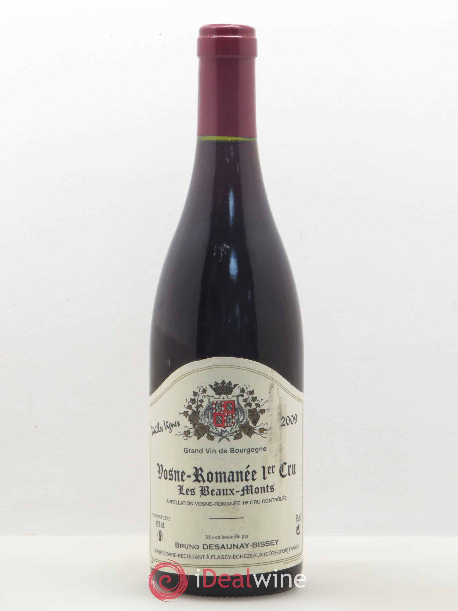 Vosne-Romanée 1er Cru Les Beaumonts Vieilles Vignes Desaunay Bissey 2009 - Posten von 1 Flasche - 0