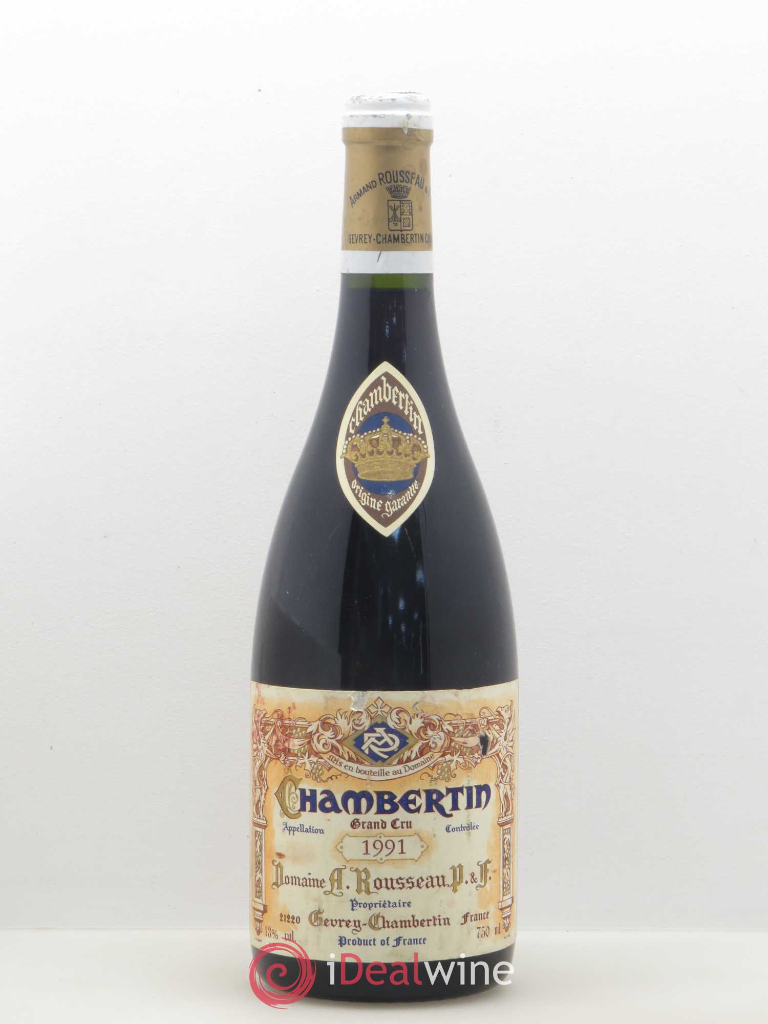 Chambertin Grand Cru Armand Rousseau (Domaine) 1991 - Lot de 1 bouteille - 0