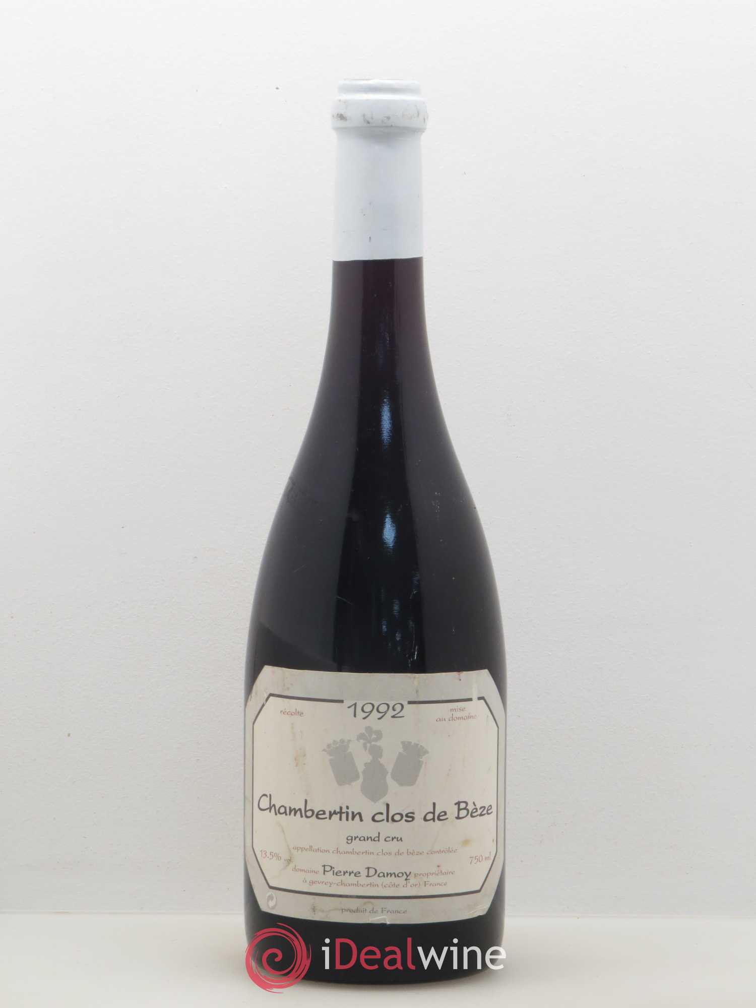 Chambertin Clos de Bèze Grand Cru Pierre Damoy 1992 - Lot de 1 bouteille - 0