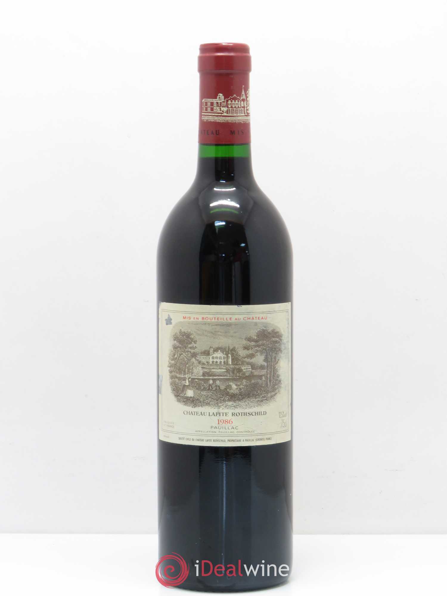 Château Lafite Rothschild 1er Grand Cru Classé 1986 - Lot de 1 bouteille - 0