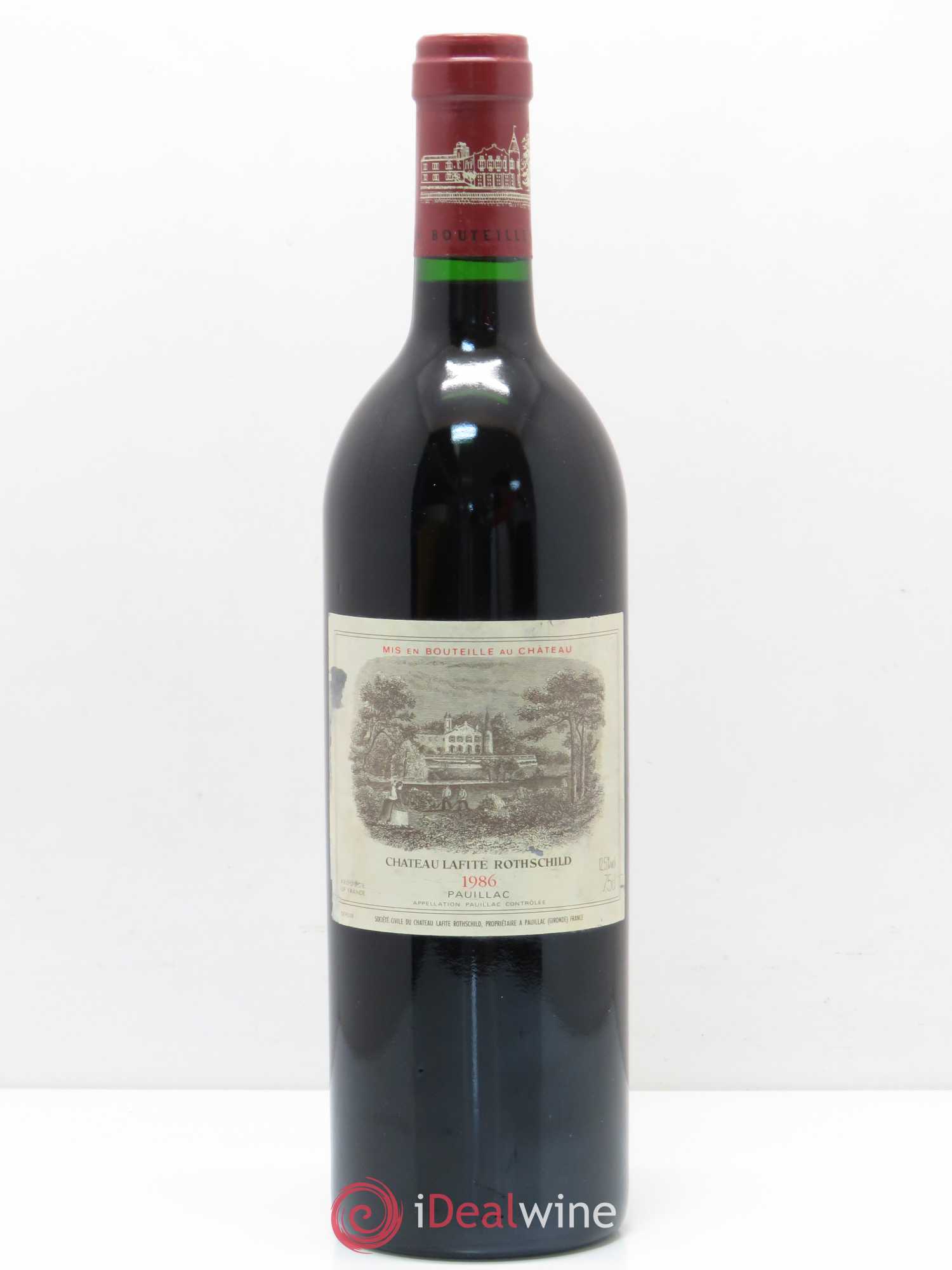 Château Lafite Rothschild 1er Grand Cru Classé 1986 - Lot de 1 bouteille - 0