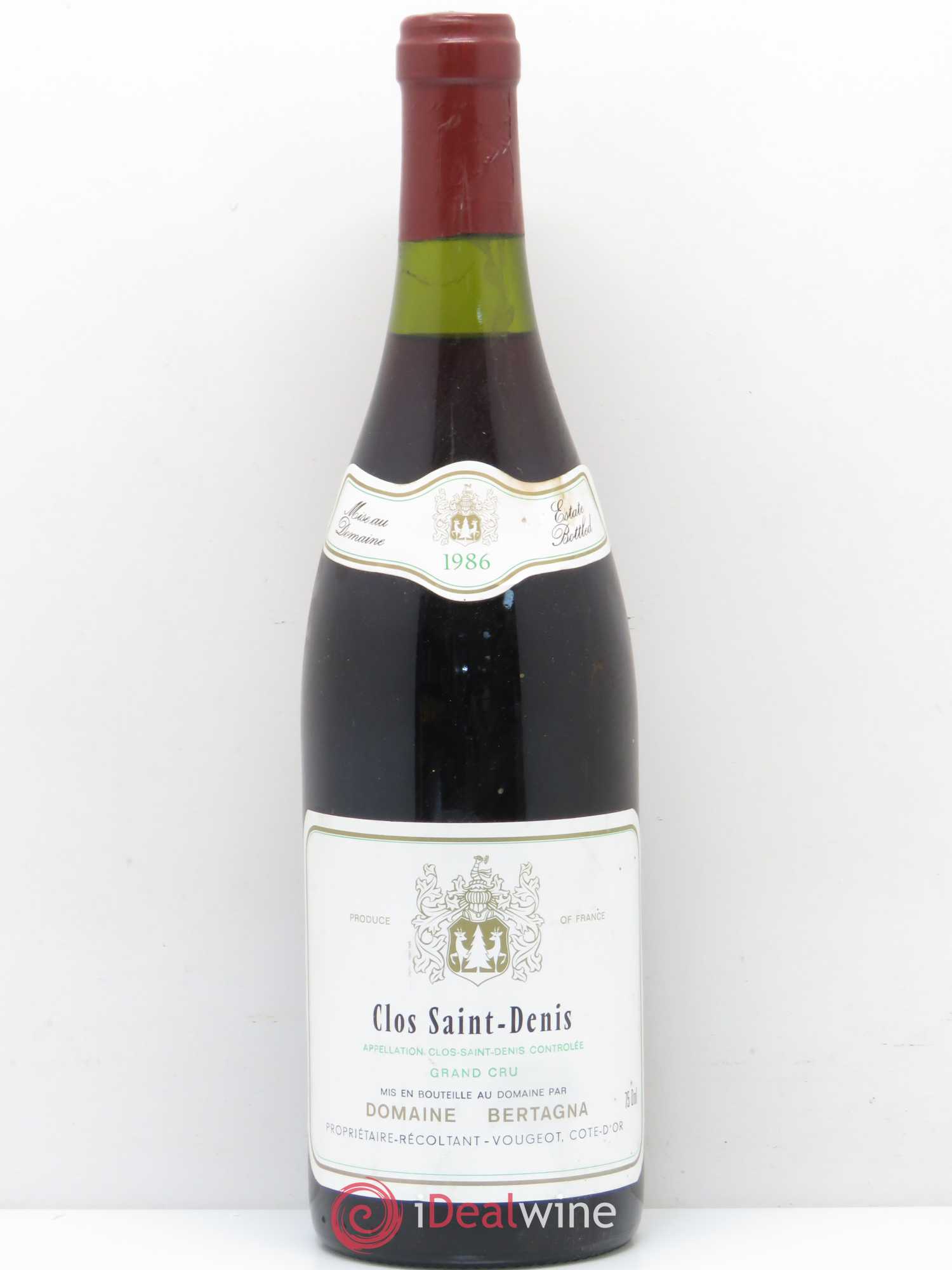 Clos Saint-Denis Grand Cru Bertagna 1986 - Lot de 1 bouteille - 0