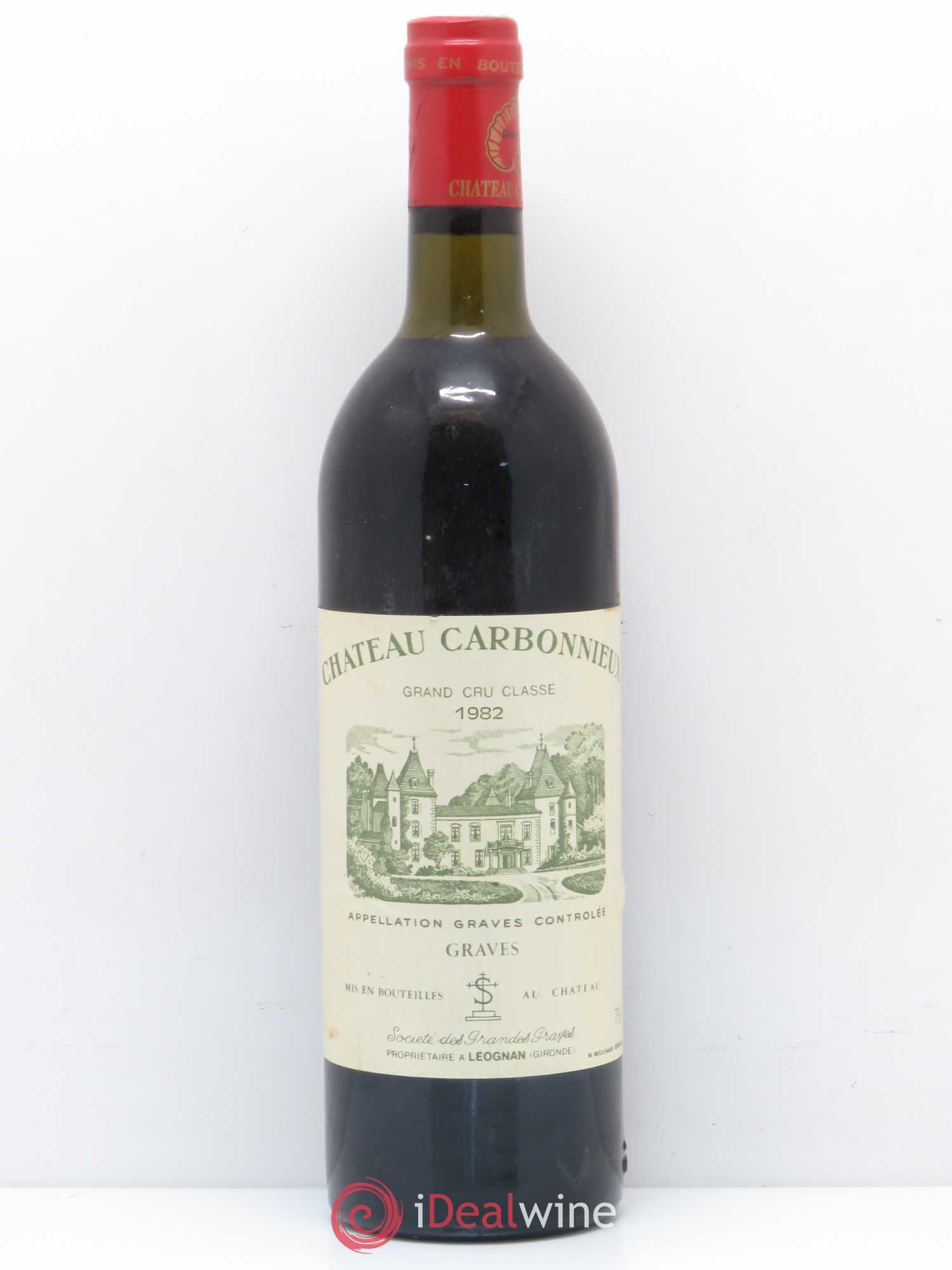 Château Carbonnieux Cru Classé de Graves 1982 - Lot de 1 bouteille - 0
