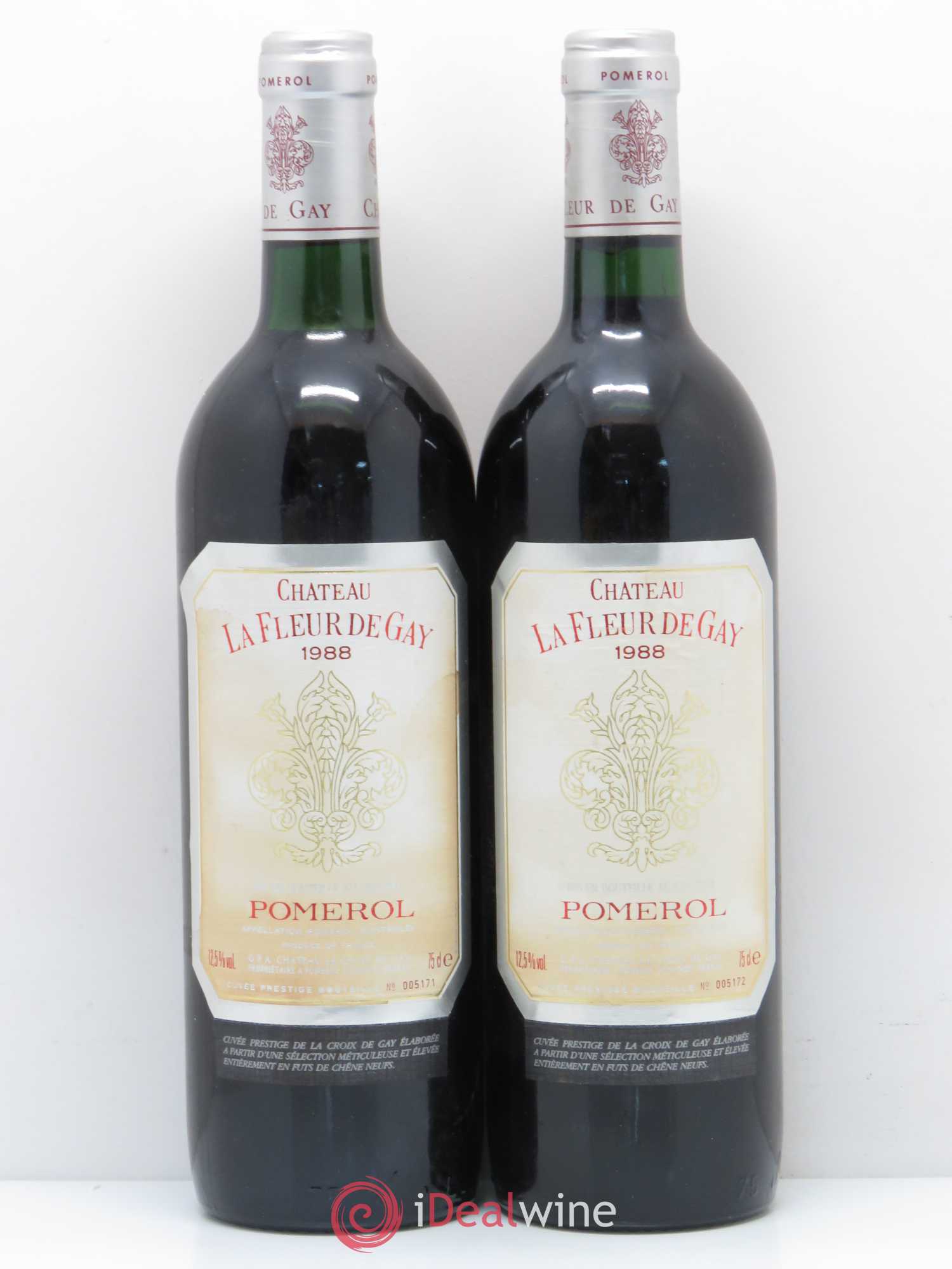Château la Fleur de Gay 1988 - Lot de 2 bouteilles - 0