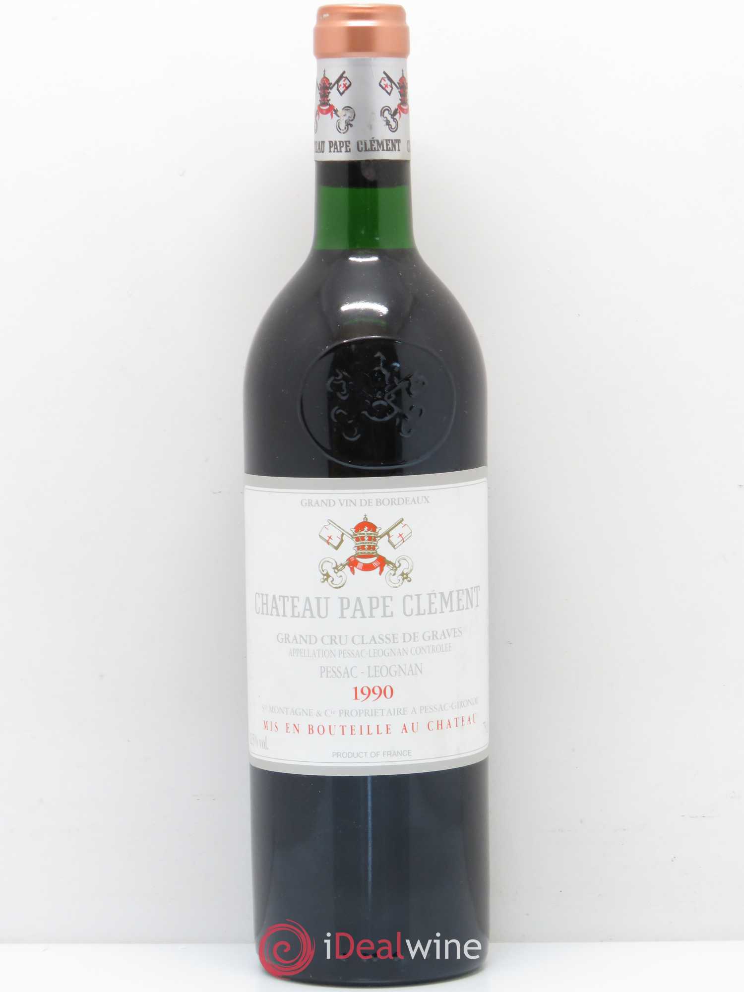 Château Pape Clément Cru Classé de Graves 1990 - Lot de 1 bouteille - 0