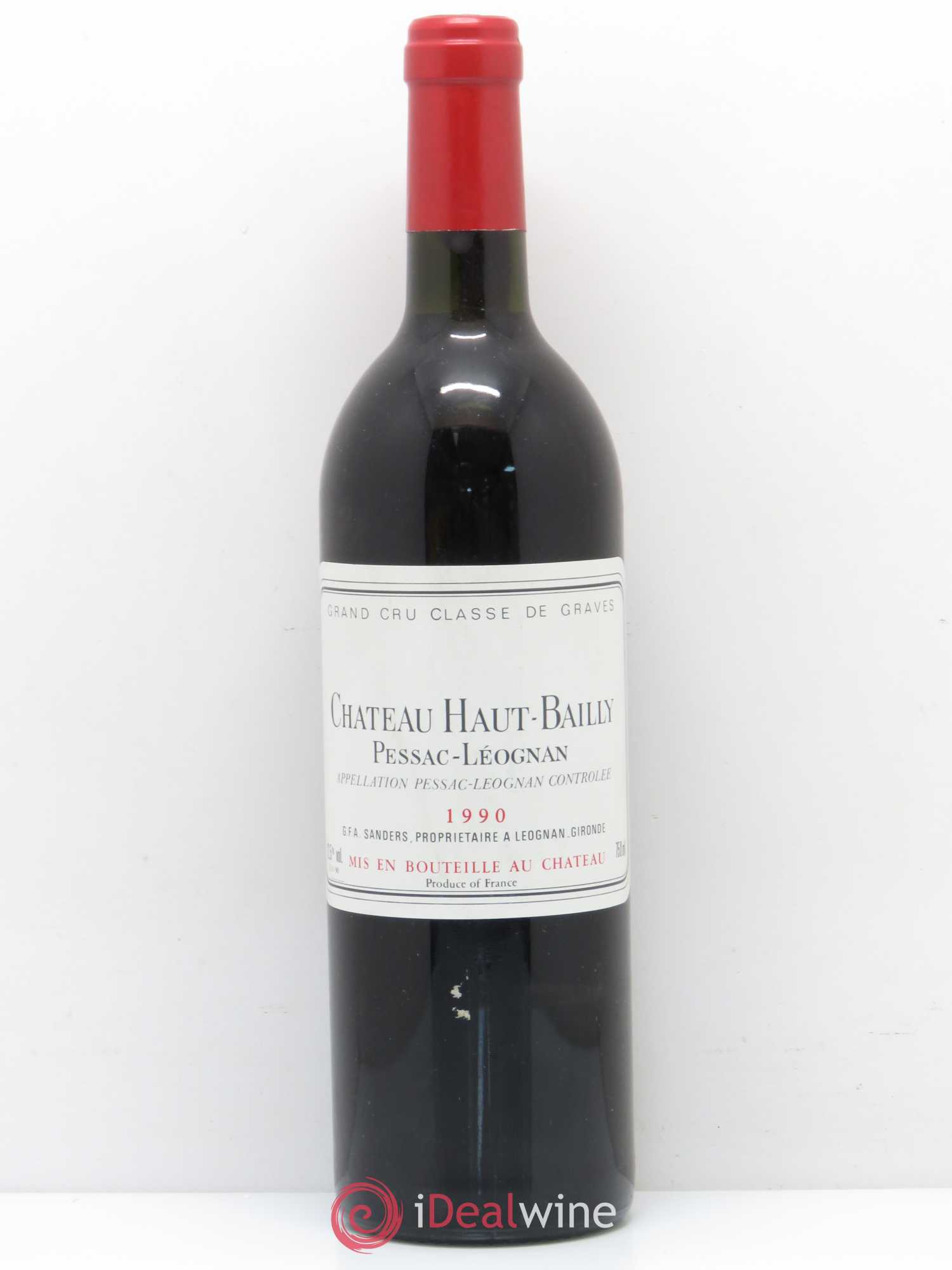 Château Haut-Bailly Cru Classé de Graves 1990 - Lot de 1 bouteille - 0