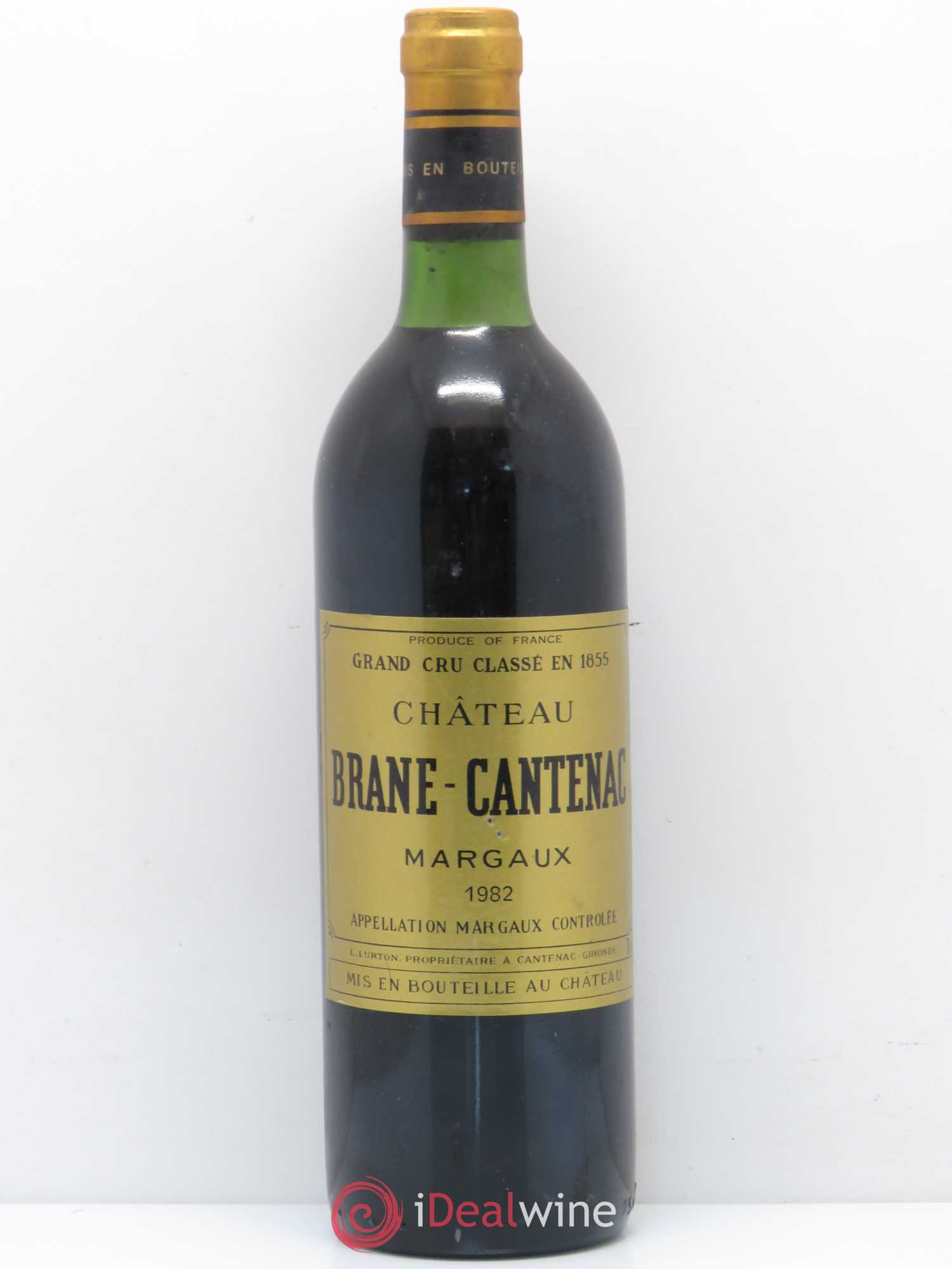 Château Brane Cantenac 2ème Grand Cru Classé 1982 - Lot de 1 bouteille - 0