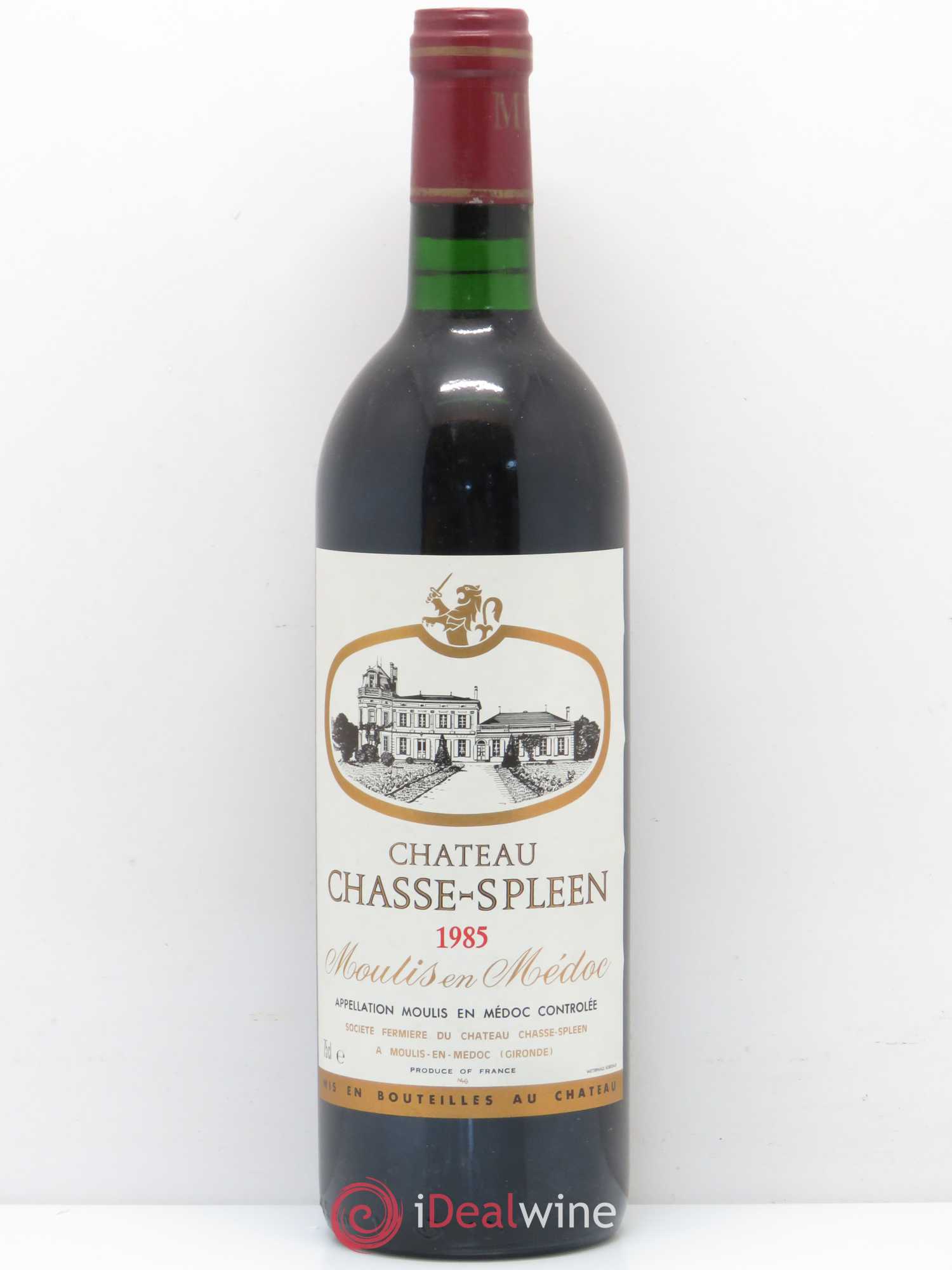 Château Chasse Spleen 1985 - Lot de 1 bouteille - 0