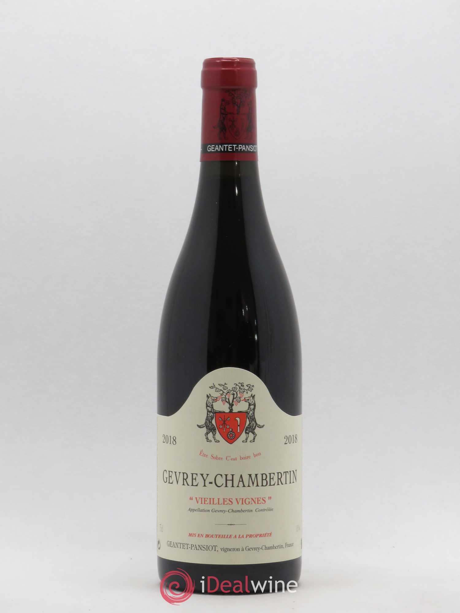 Gevrey-Chambertin Vieilles vignes Geantet-Pansiot 2018 - Lot de 1 bouteille - 0