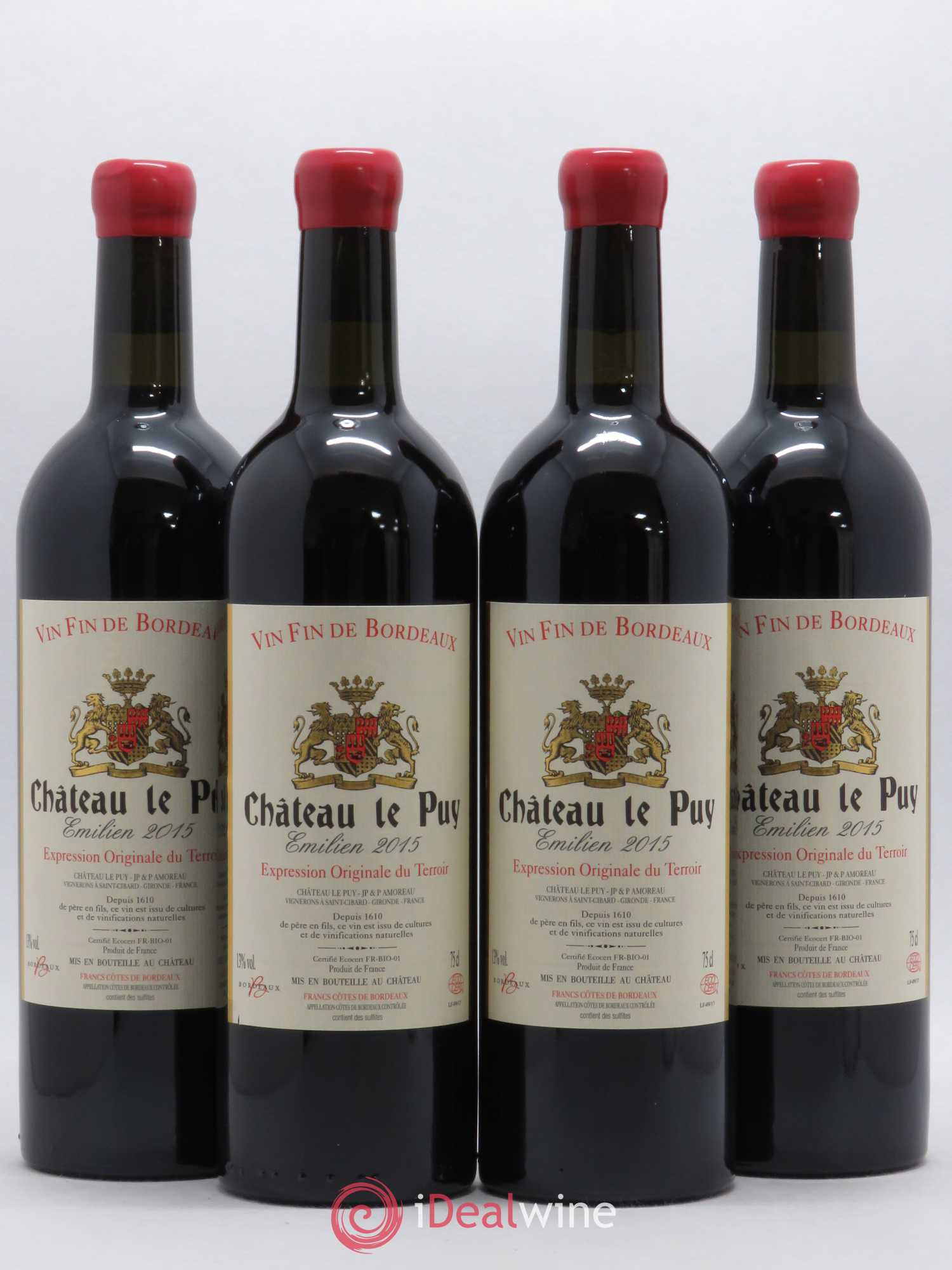 Le Puy - Cuvée Emilien 2015 - Lot de 4 bouteilles - 0