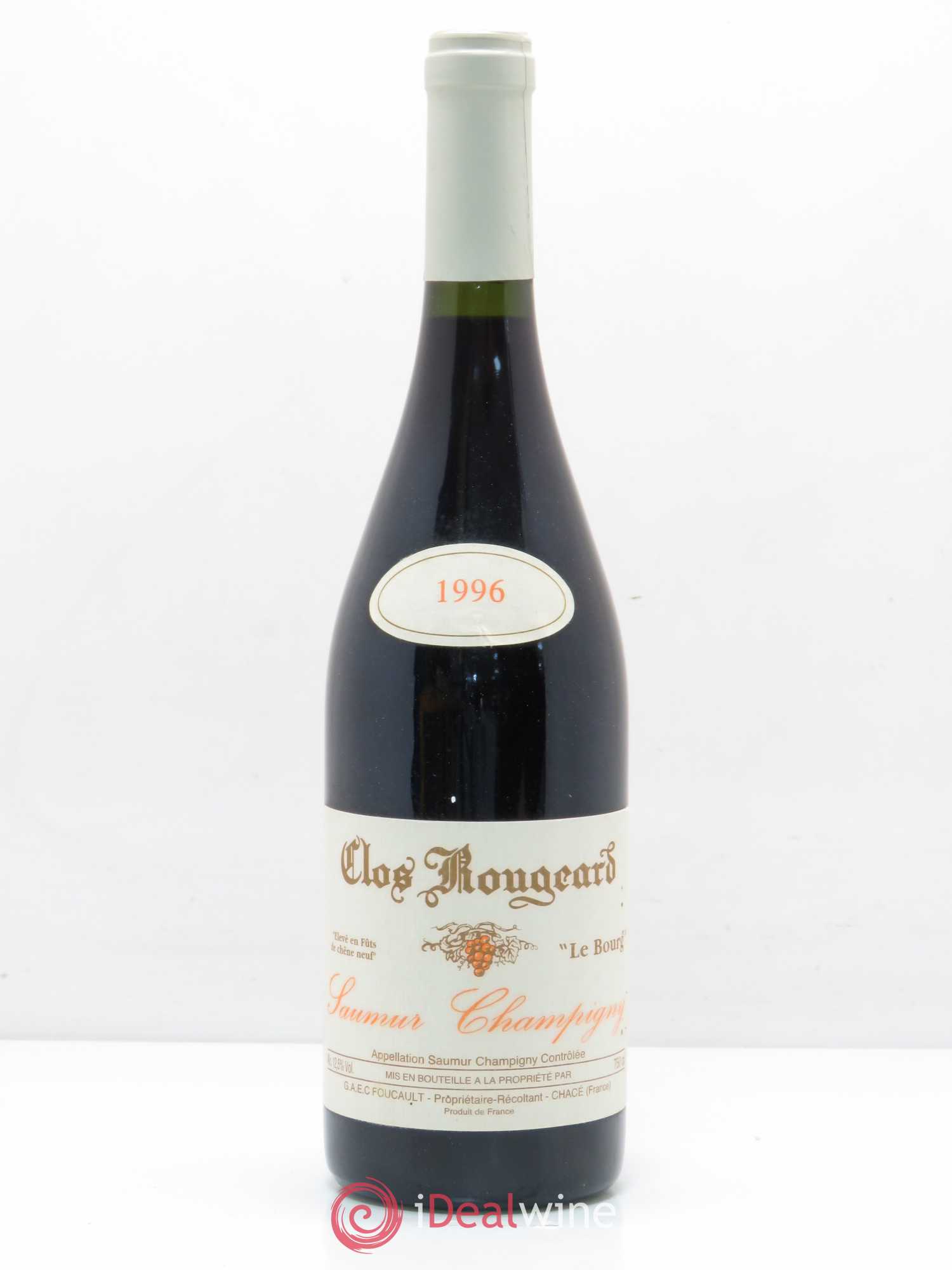 Saumur-Champigny Le Bourg Clos Rougeard 1996 - Lot de 1 bouteille - 0