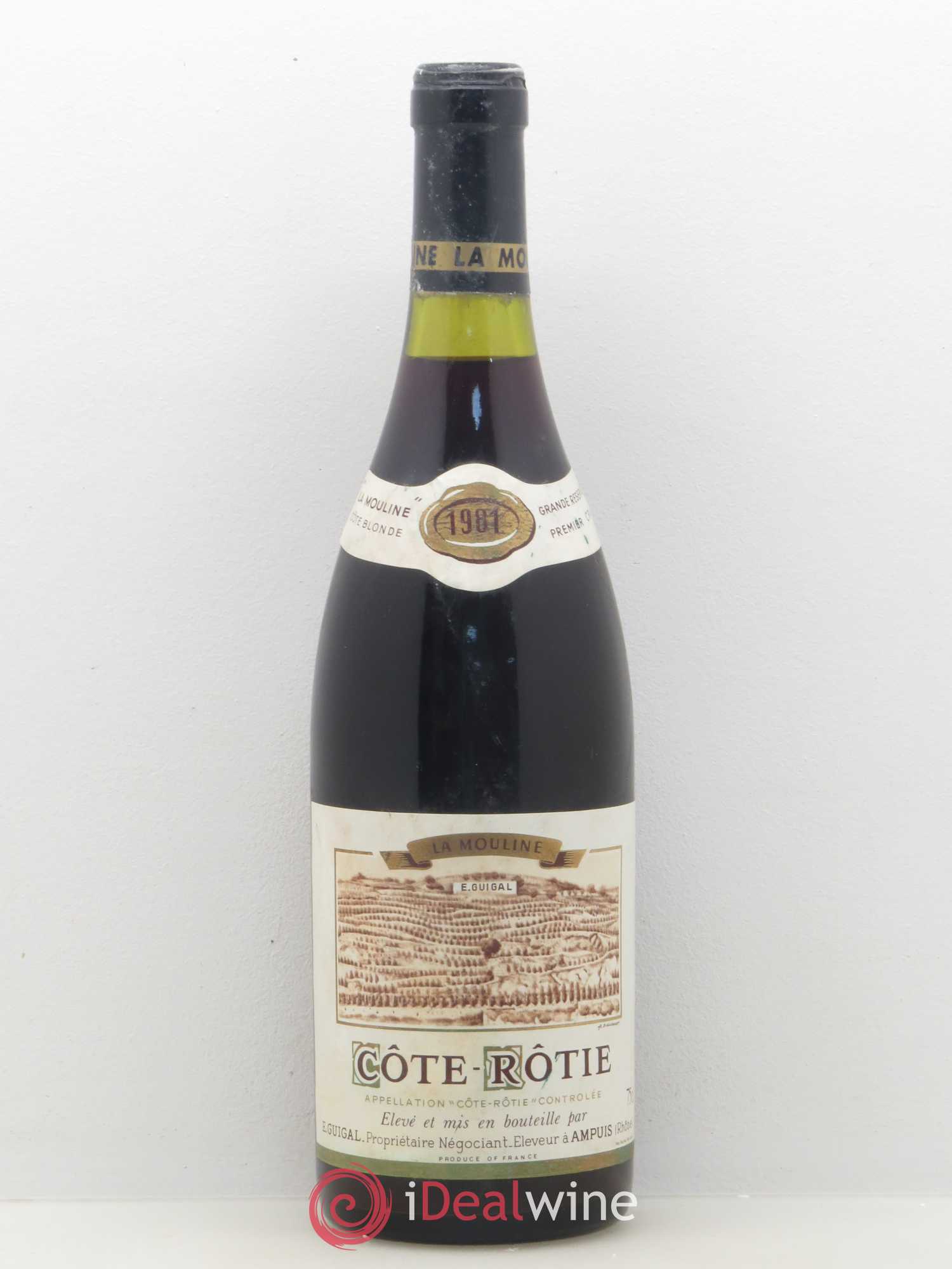Côte-Rôtie La Mouline Guigal 1981 - Lot de 1 bouteille - 0