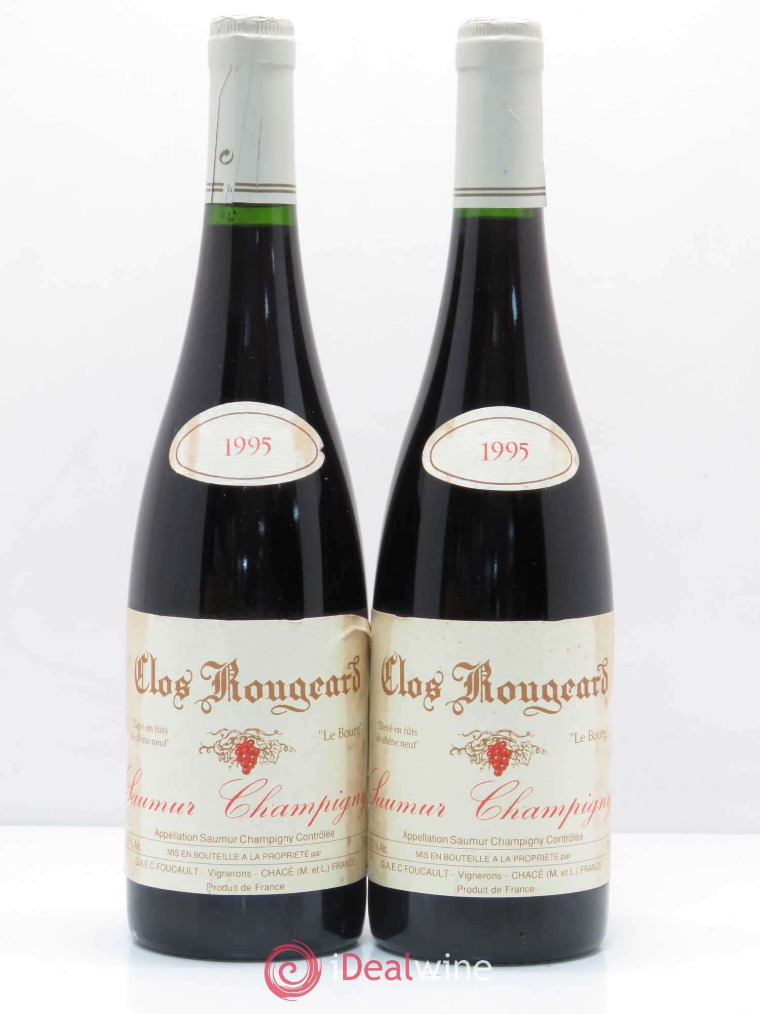 Saumur-Champigny Le Bourg Clos Rougeard 1995 - Lot de 2 bouteilles - 0