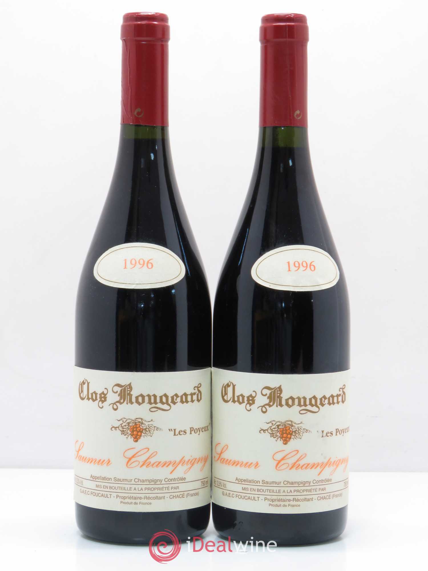 Saumur-Champigny Les Poyeux Clos Rougeard 1996 - Lot de 2 bouteilles - 0