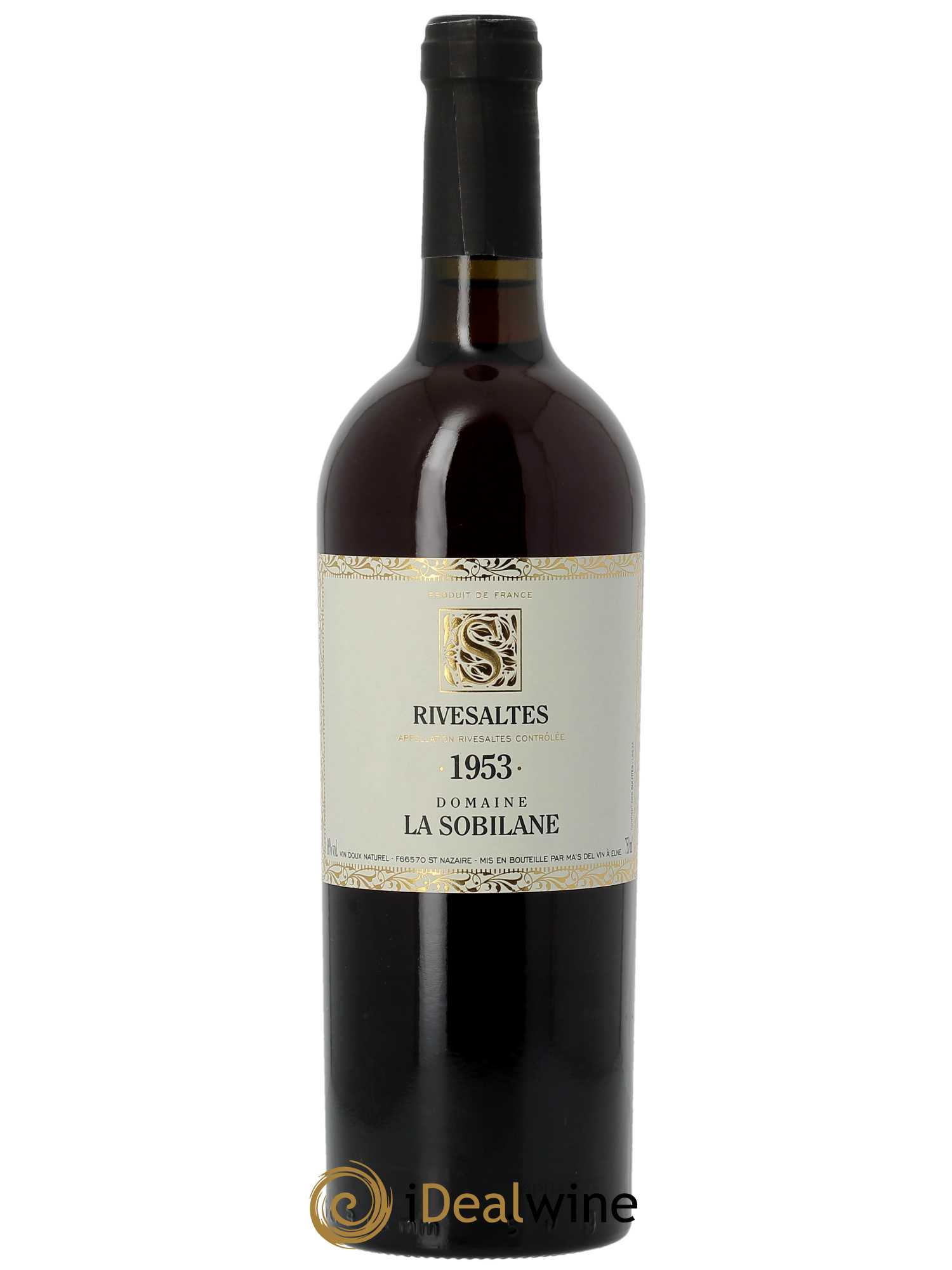 Rivesaltes La Sobilane (Domaine) 1953 - Lot de 1 bouteille - 0