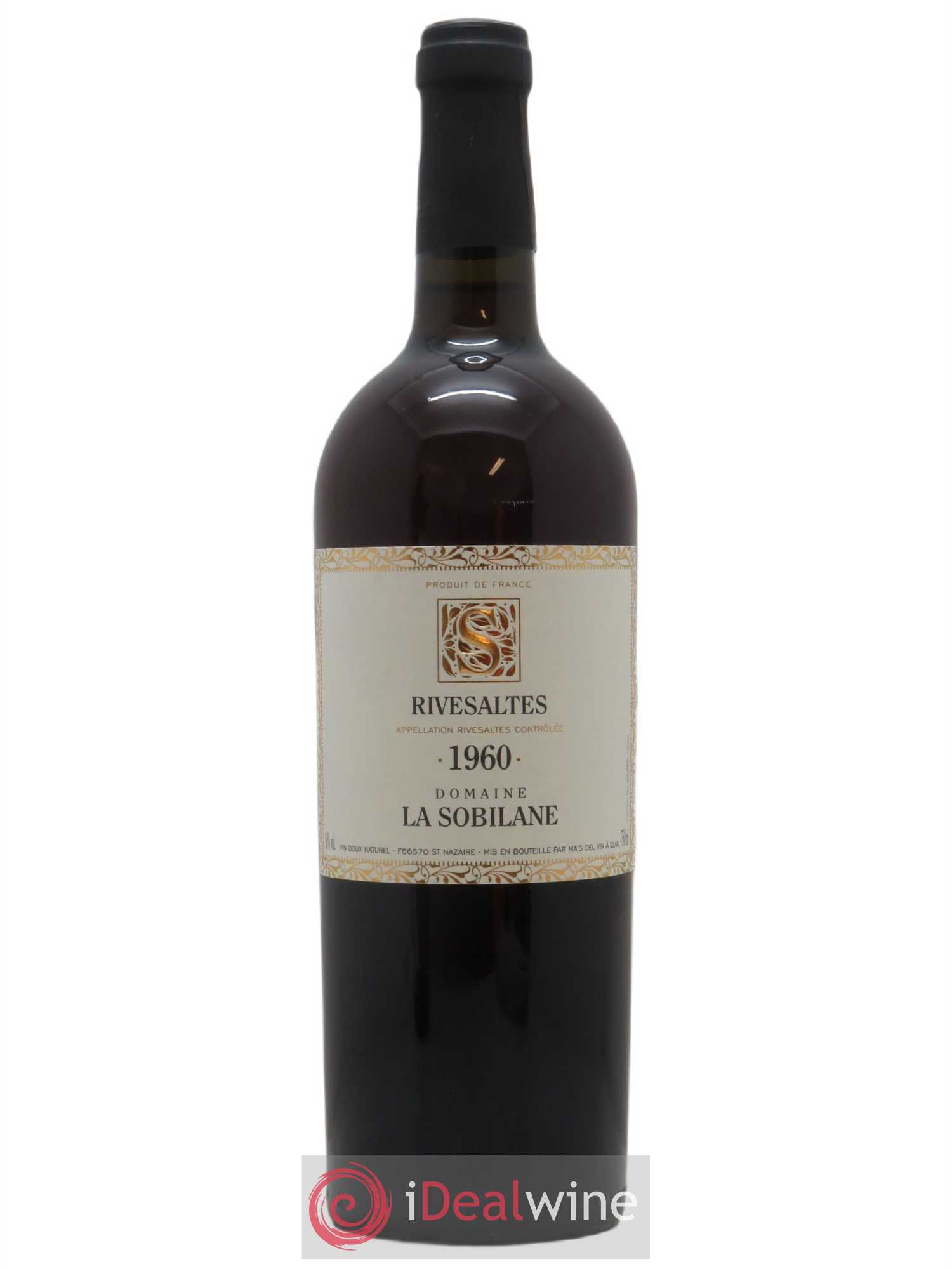 Rivesaltes La Sobilane (Domaine) 1960 - Lot de 1 bouteille - 0