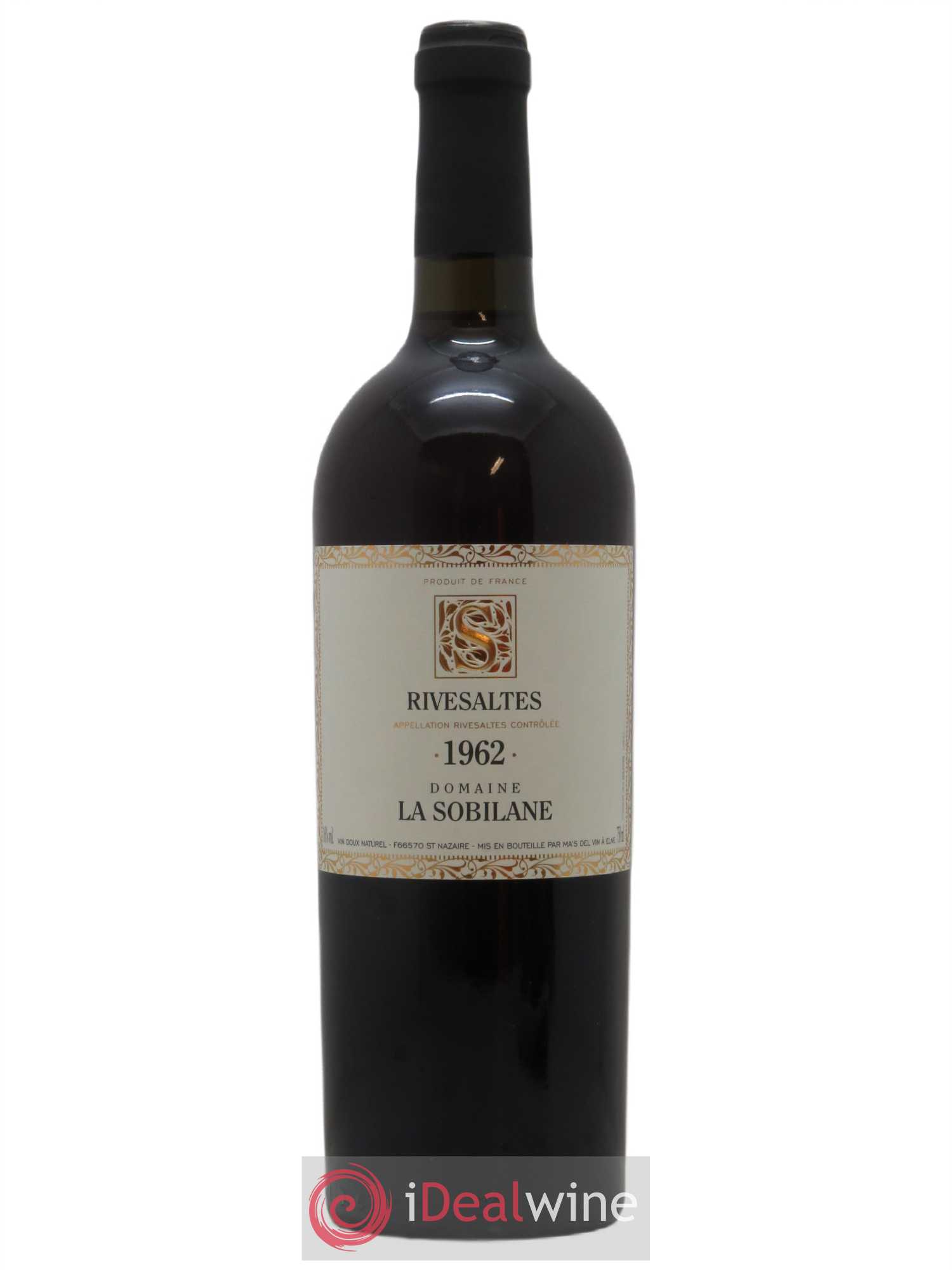 Rivesaltes La Sobilane (Domaine) 1962 - Lot de 1 bouteille - 0