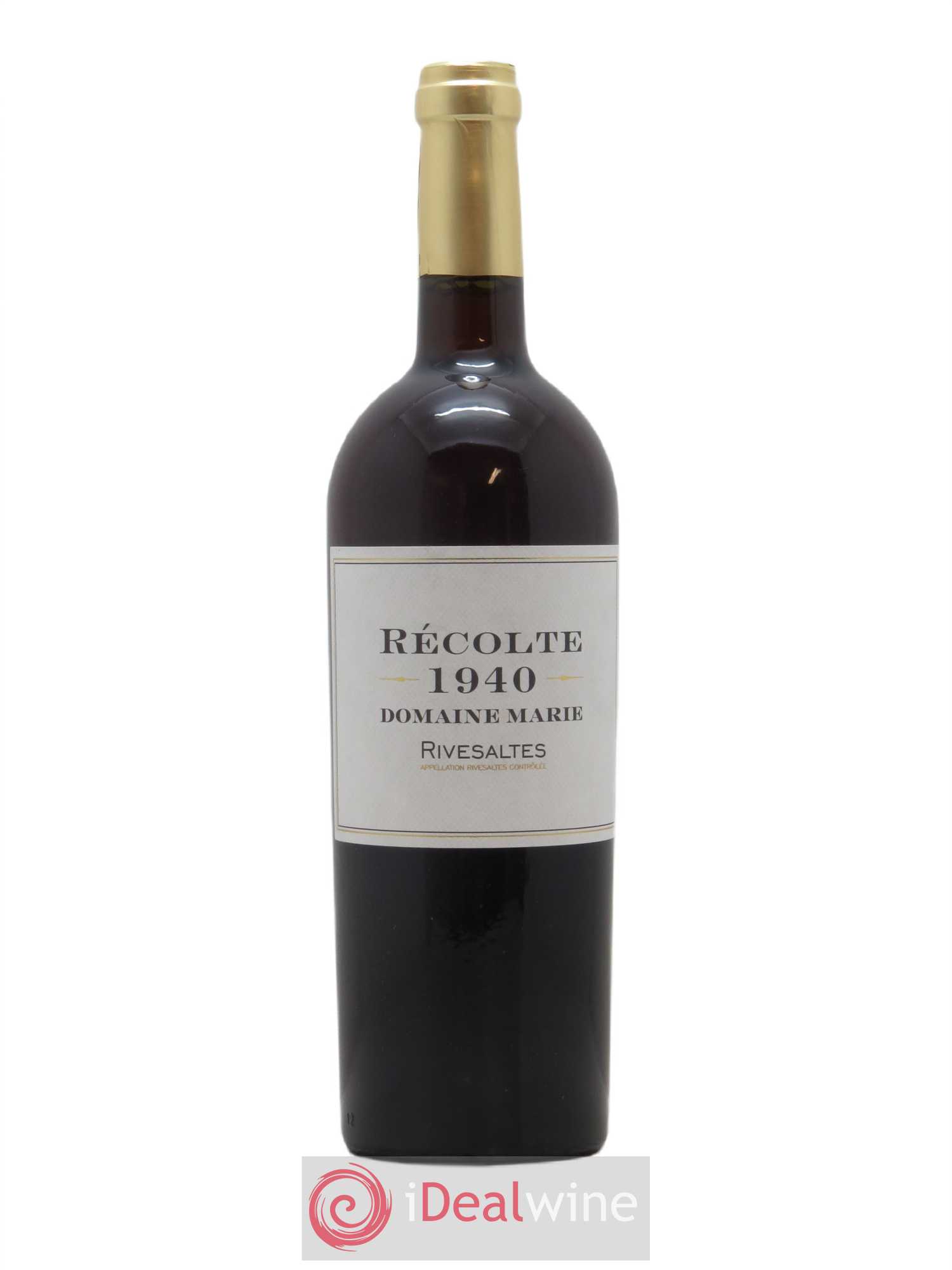 Rivesaltes Marie (Domaine) 1940 - Posten von 1 Flasche - 0