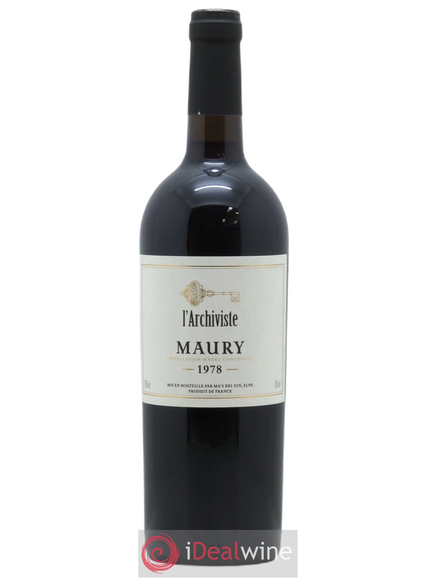 Maury L'Archiviste 1978 - Lot de 1 bouteille - 0