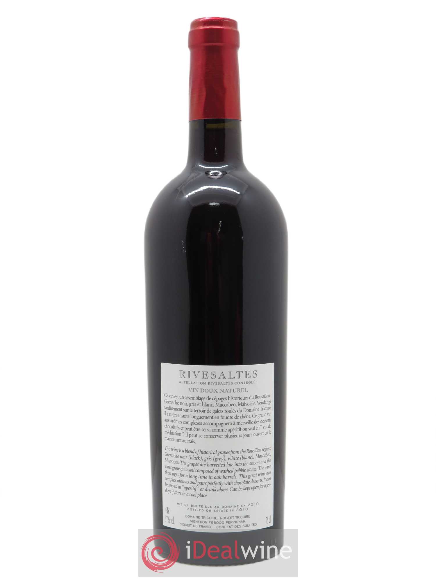 Rivesaltes Domaine Tricoire 1954 - Lot de 1 bouteille - 1