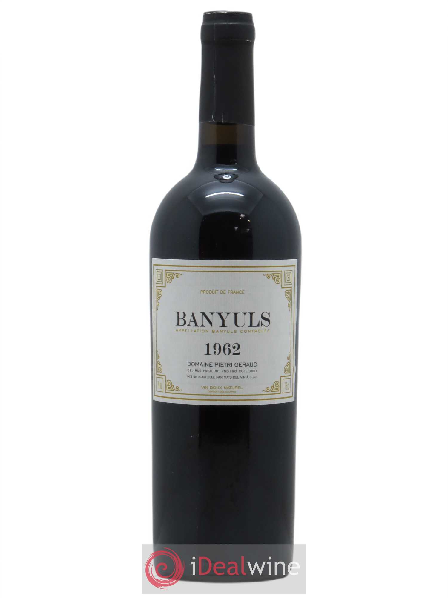 Banyuls Pietri Geraud (Domaine) 1962 - Lot de 1 bouteille - 0