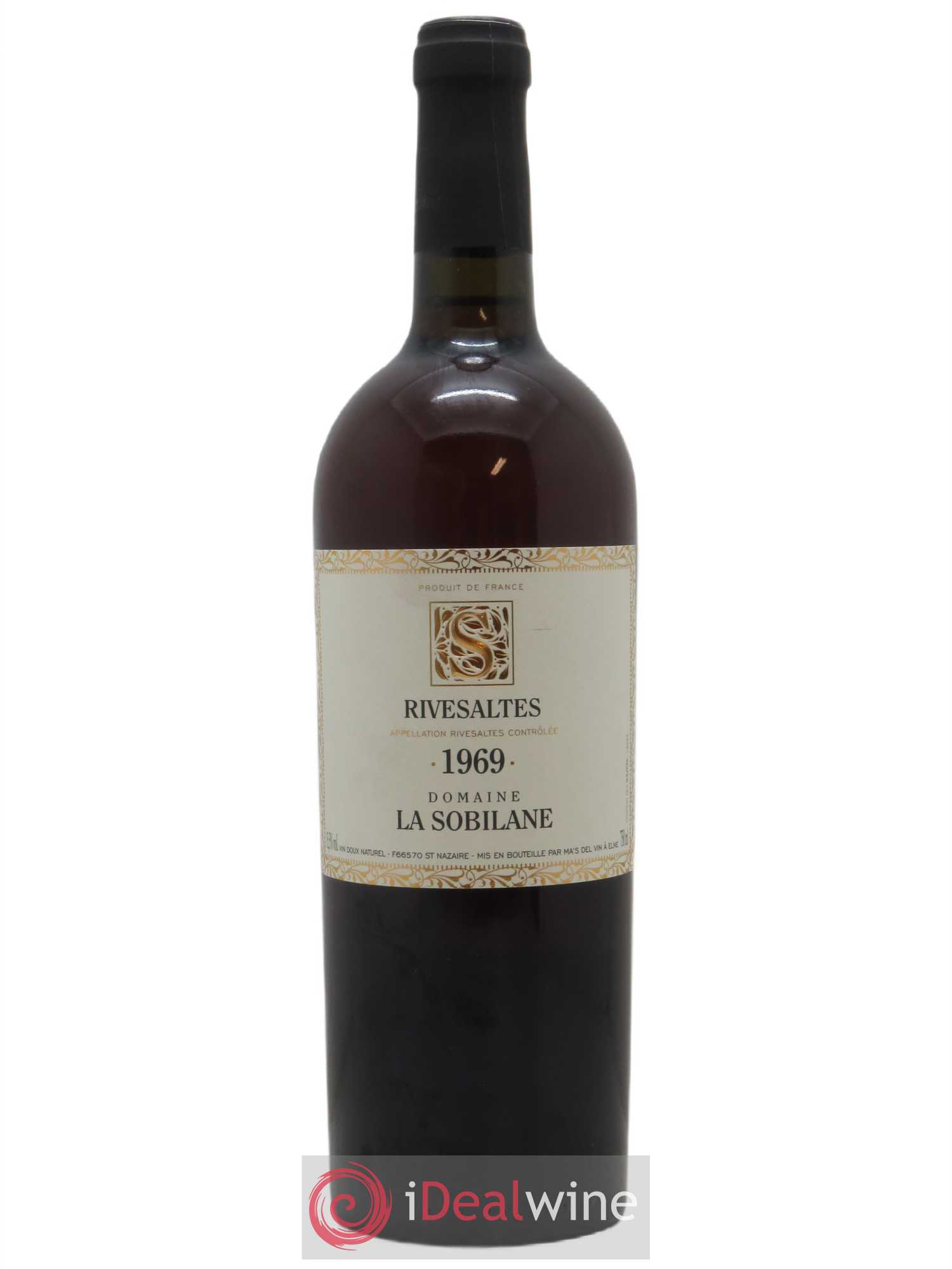 Rivesaltes La Sobilane (Domaine) 1969 - Lot de 1 bouteille - 0