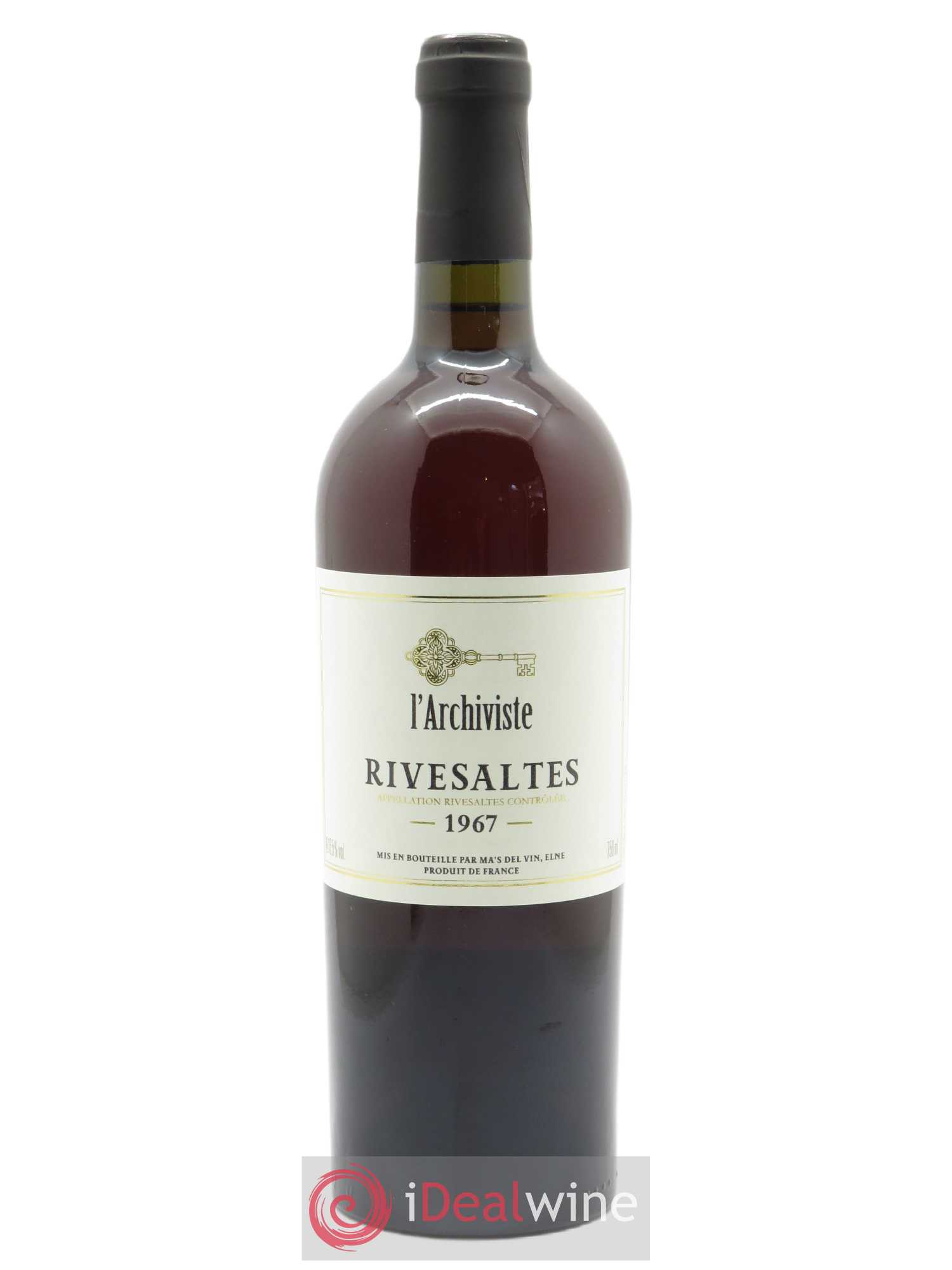 Rivesaltes L'Archiviste 1967 - Posten von 1 Flasche - 0
