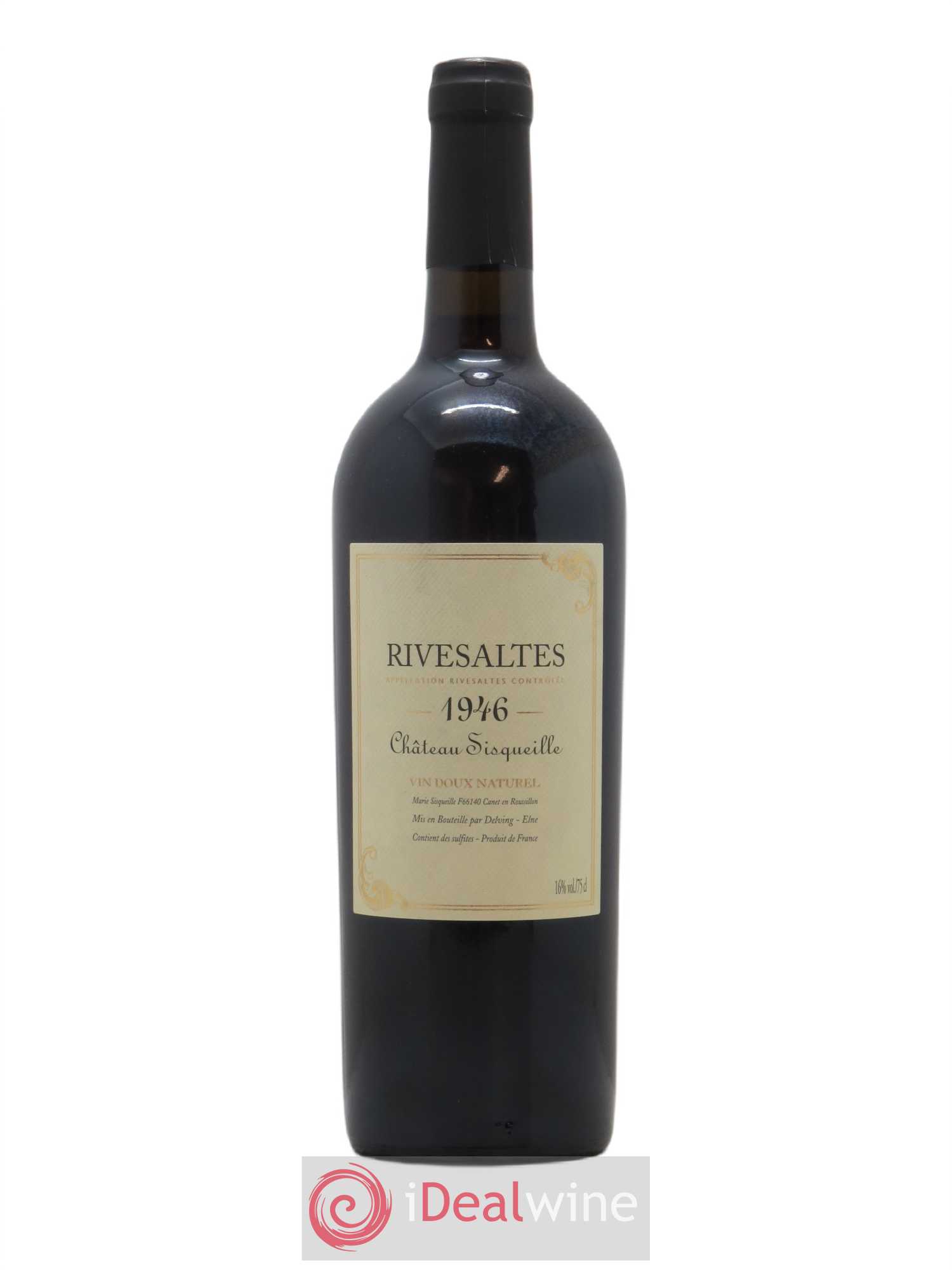 Rivesaltes Château Sisqueille 1946 - Posten von 1 Flasche - 0