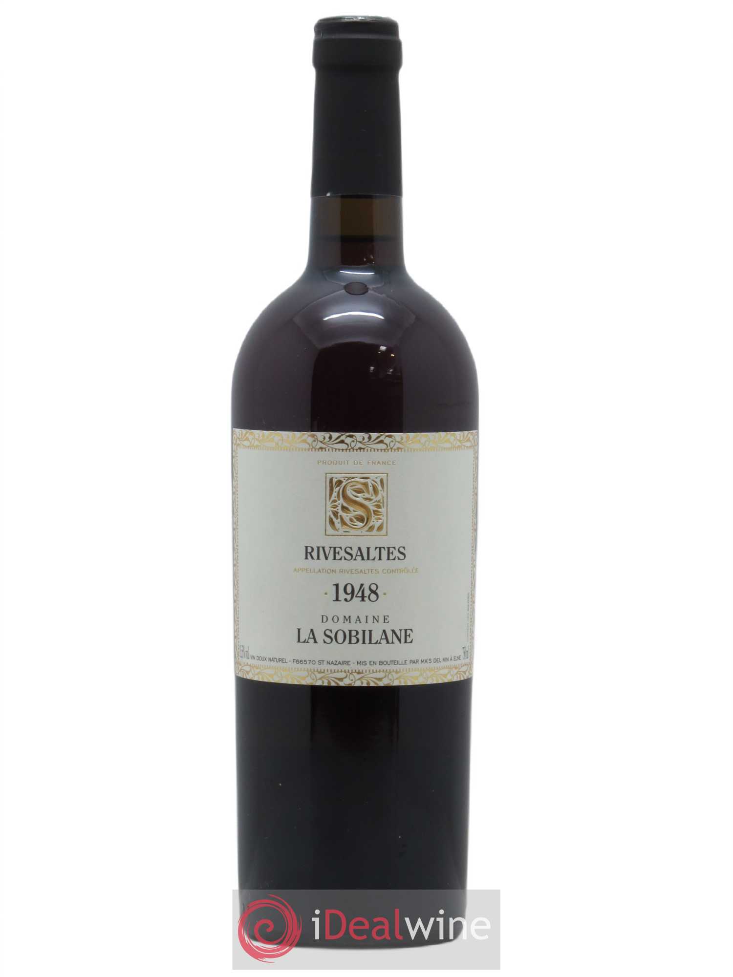 Rivesaltes La Sobilane (Domaine) 1948 - Lot de 1 bouteille - 0