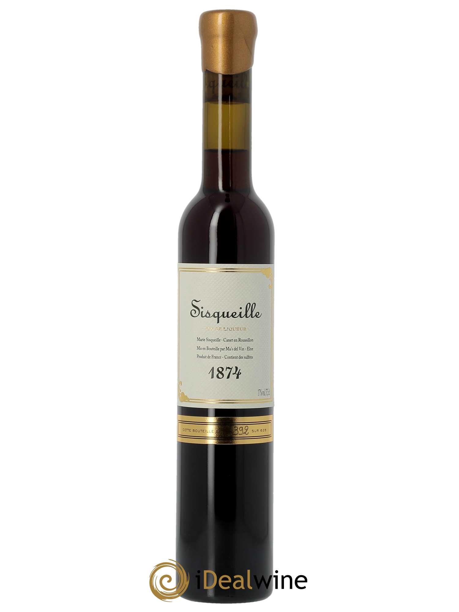 Rivesaltes Château Sisqueille 1874 - Posten von 1 Demi-Flasche - 1