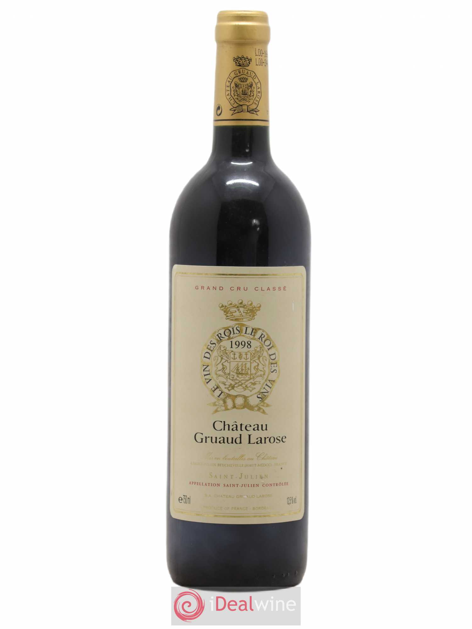 Château Gruaud Larose 2ème Grand Cru Classé 1998 - Lot de 1 bouteille - 0