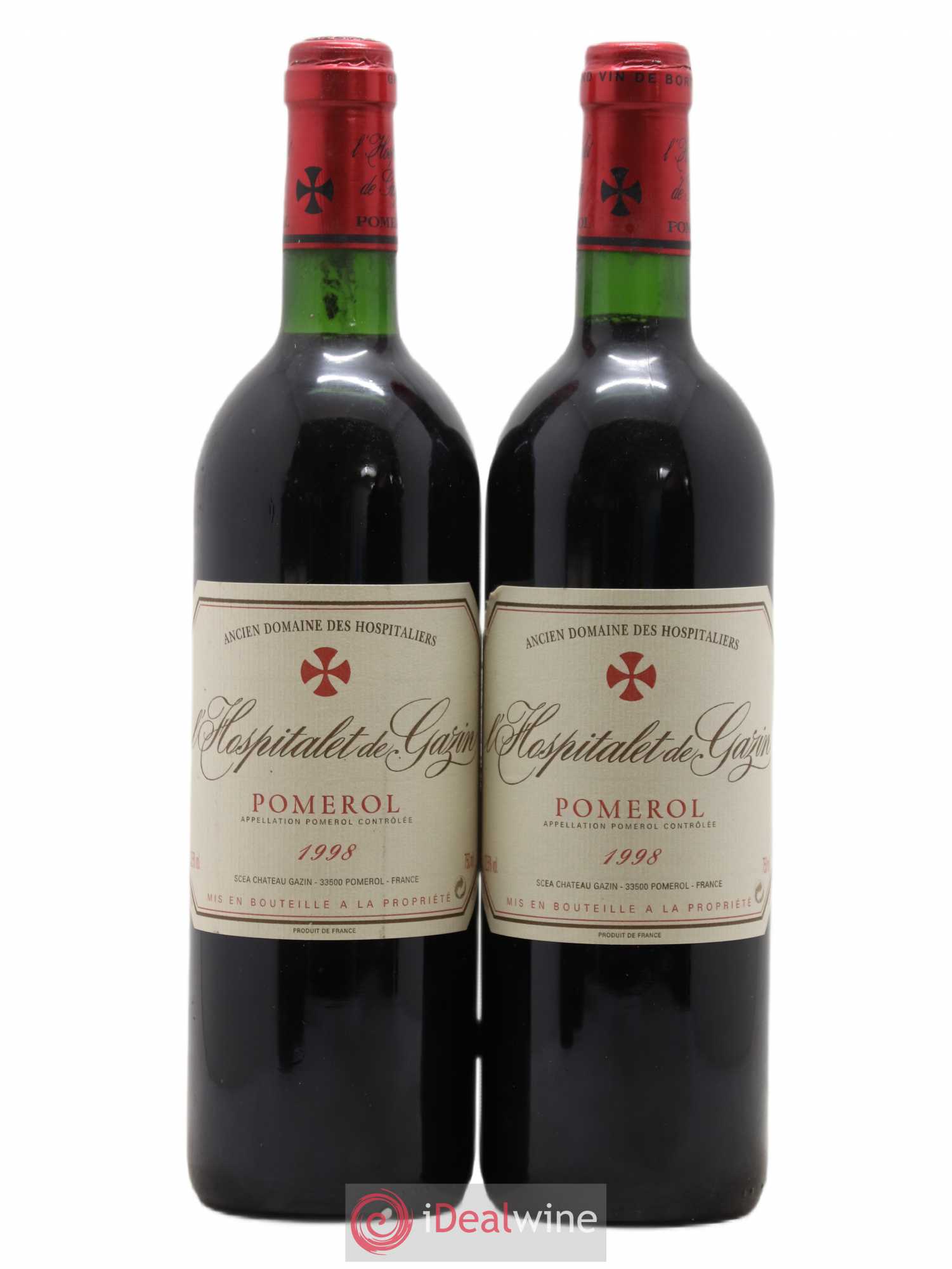 L'Hospitalet de Gazin Second Vin 1998 - Lot de 2 bouteilles - 0