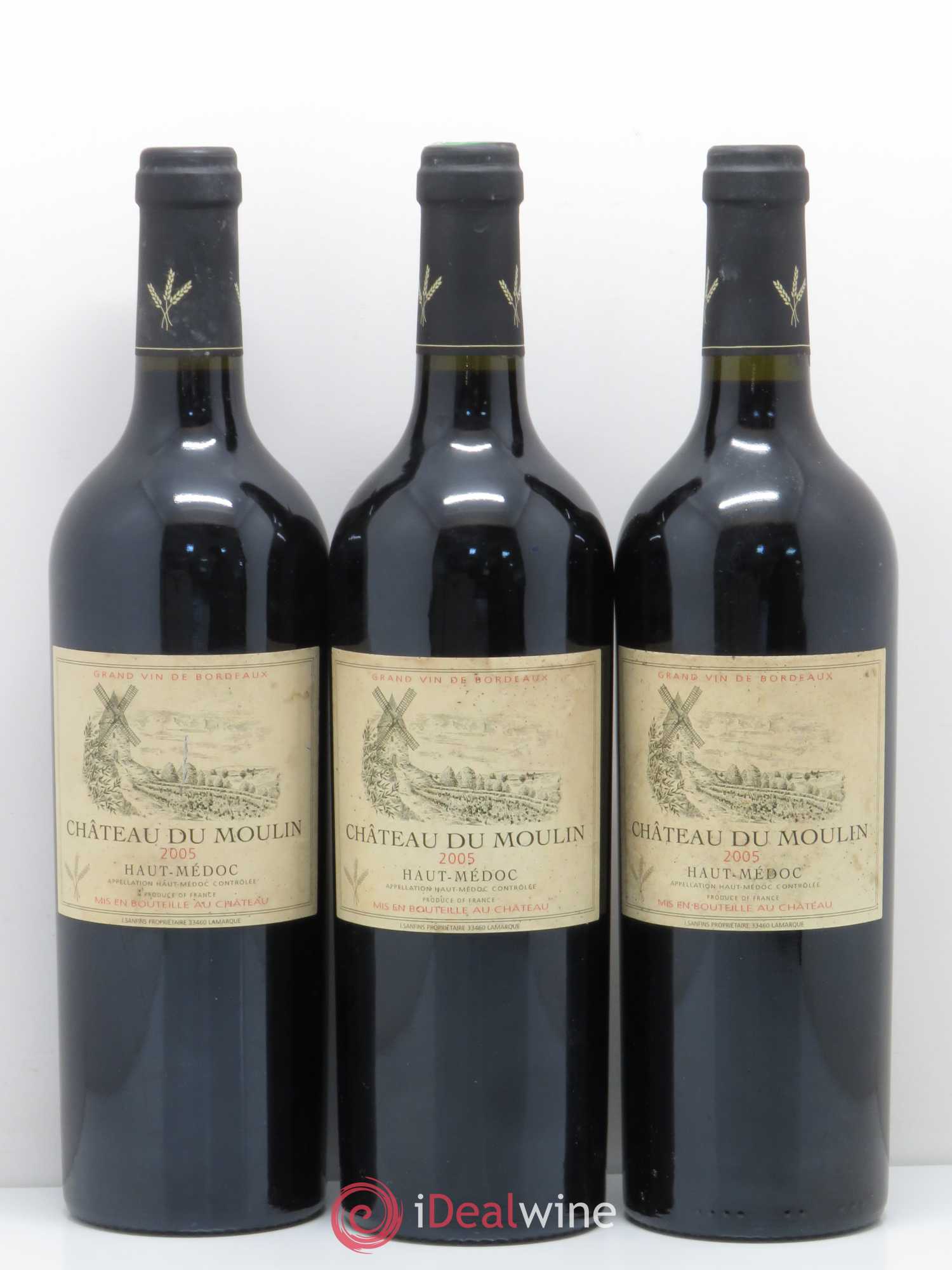 Haut Médoc Chateau du Moulin 2005 - Lot de 12 bouteilles - 1