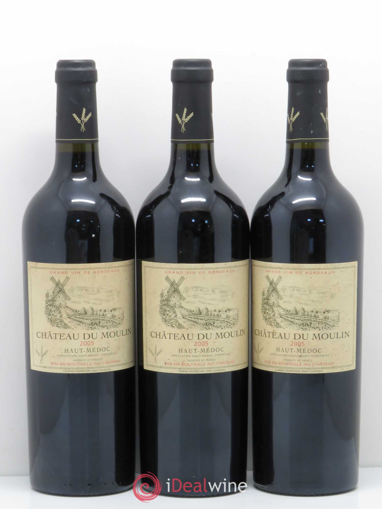 Haut Médoc Chateau du Moulin 2005 - Lot de 12 bouteilles - 3