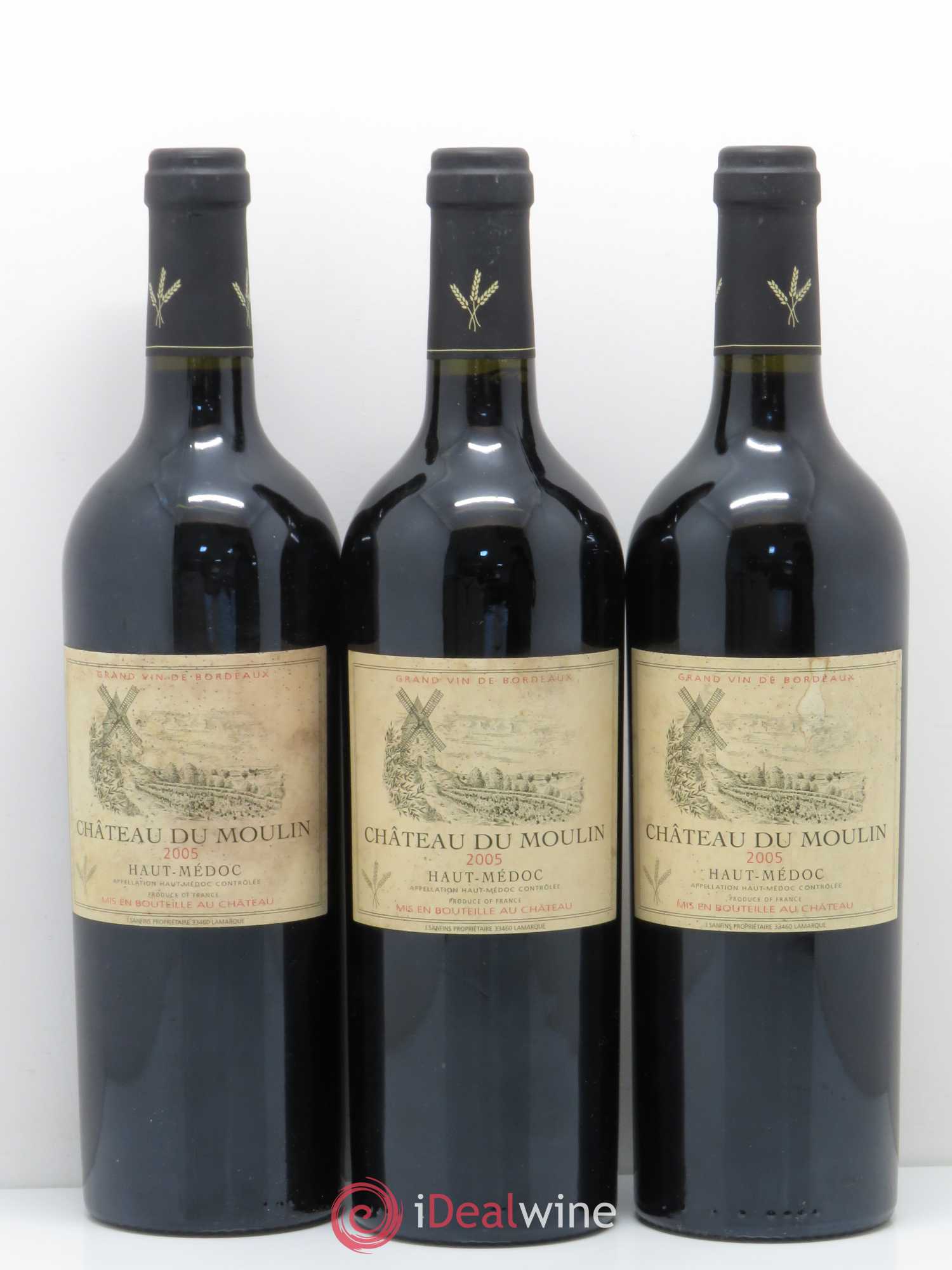 Haut Médoc Chateau du Moulin 2005 - Lot de 12 bouteilles - 4