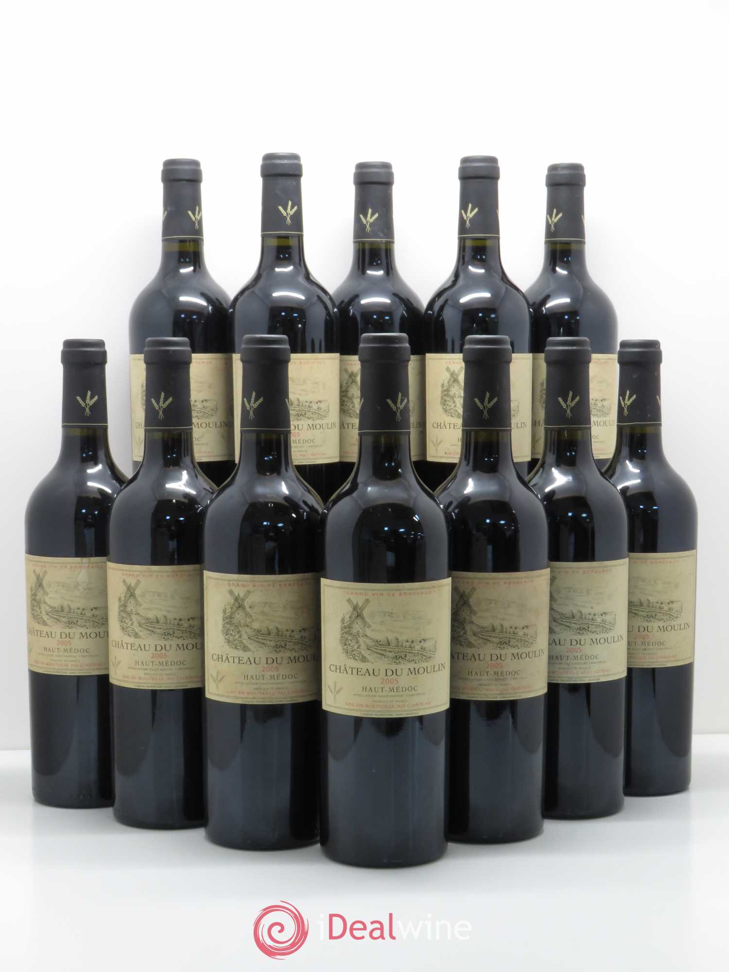 Haut Médoc Chateau du Moulin 2005 - Lot de 12 bouteilles - 0