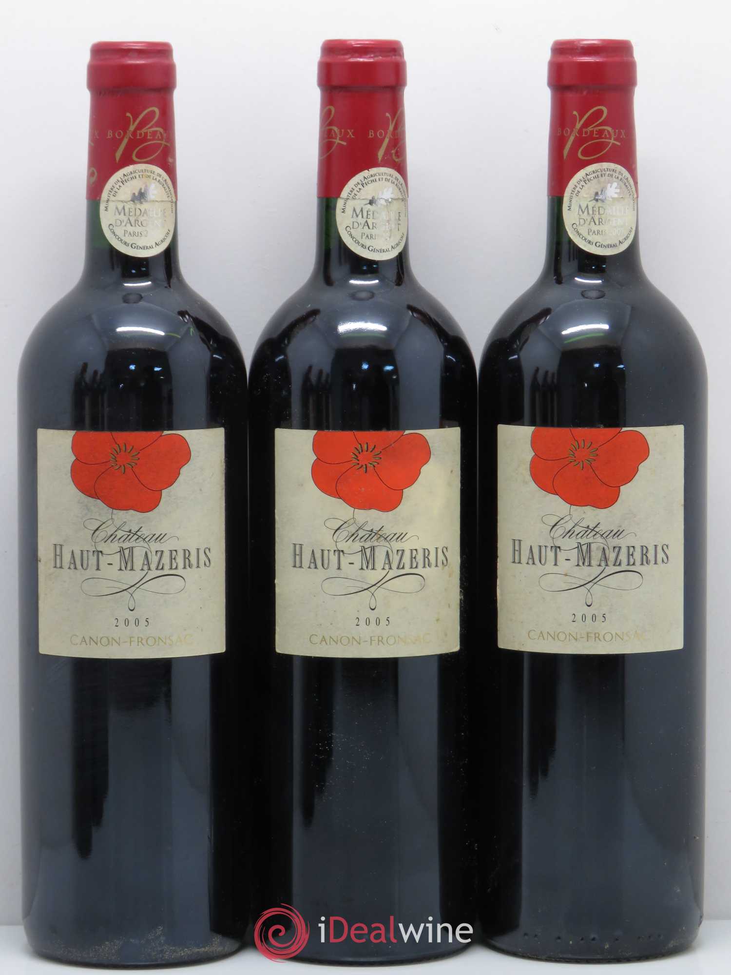 Château Haut Mazeris 2005 - Lot de 6 bouteilles - 1