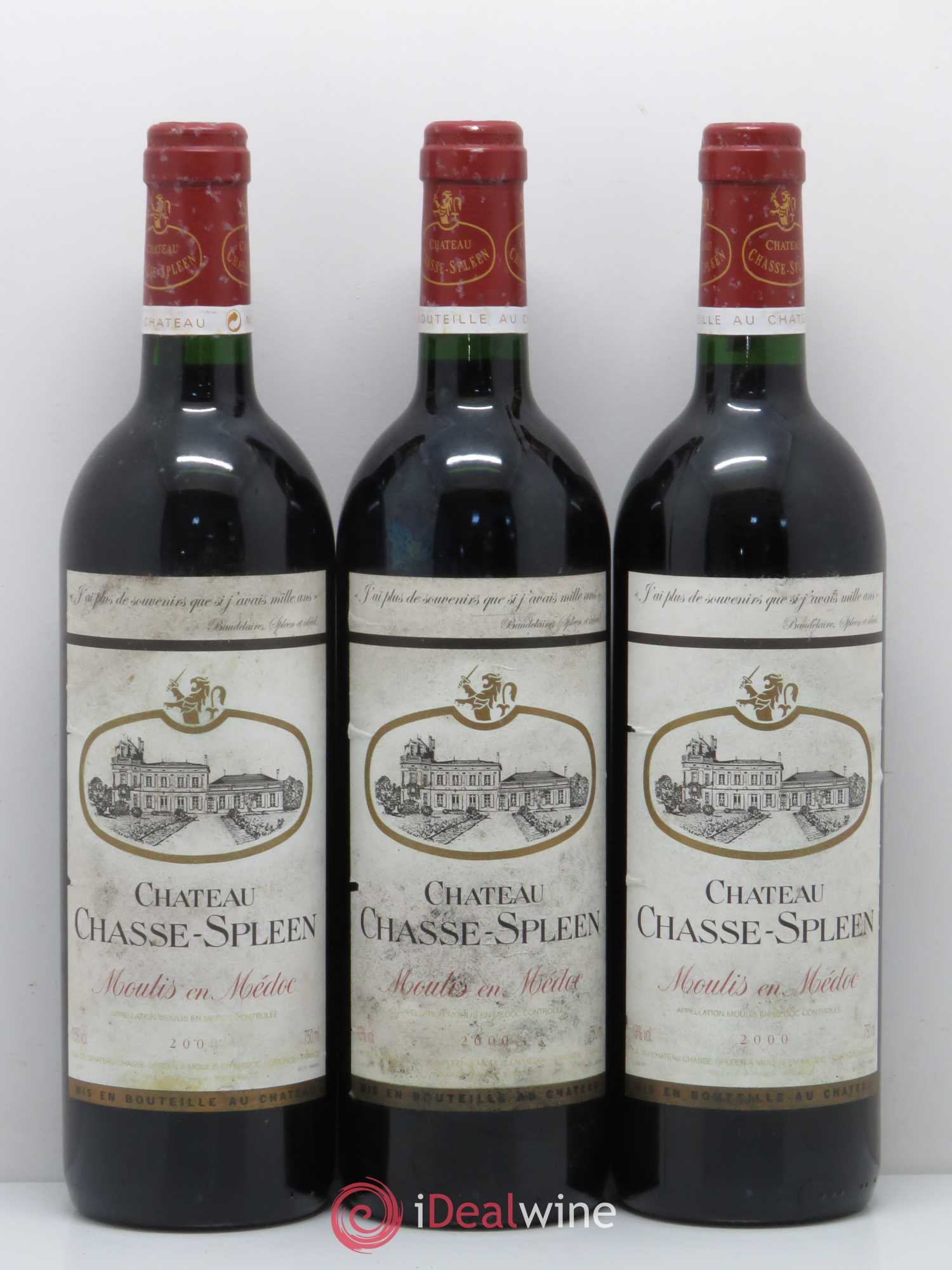 Château Chasse Spleen 2000 - Lot de 6 bouteilles - 2