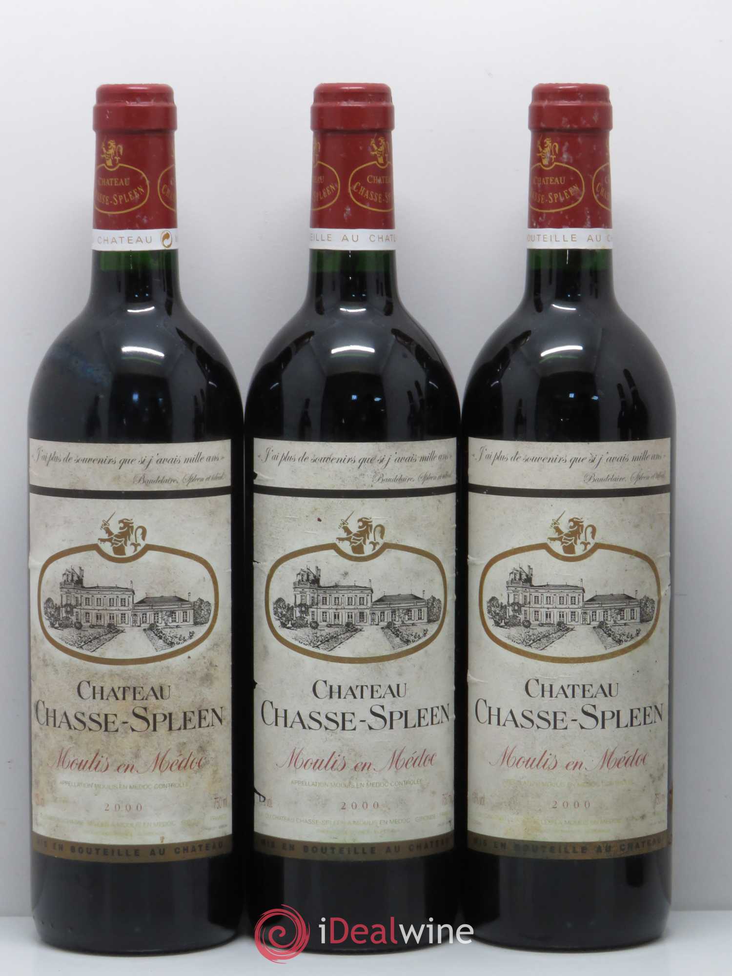Château Chasse Spleen 2000 - Lot de 6 bouteilles - 1