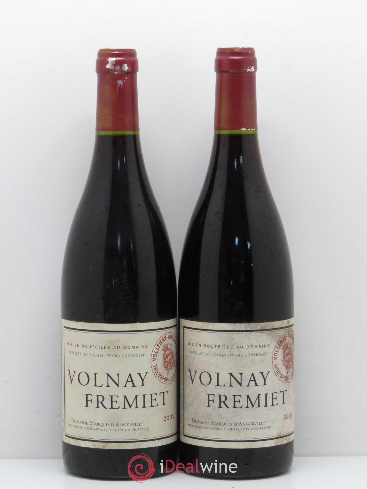 Volnay 1er Cru Frémiet Marquis d'Angerville (Domaine) 2005 - Lot de 2 bouteilles - 0