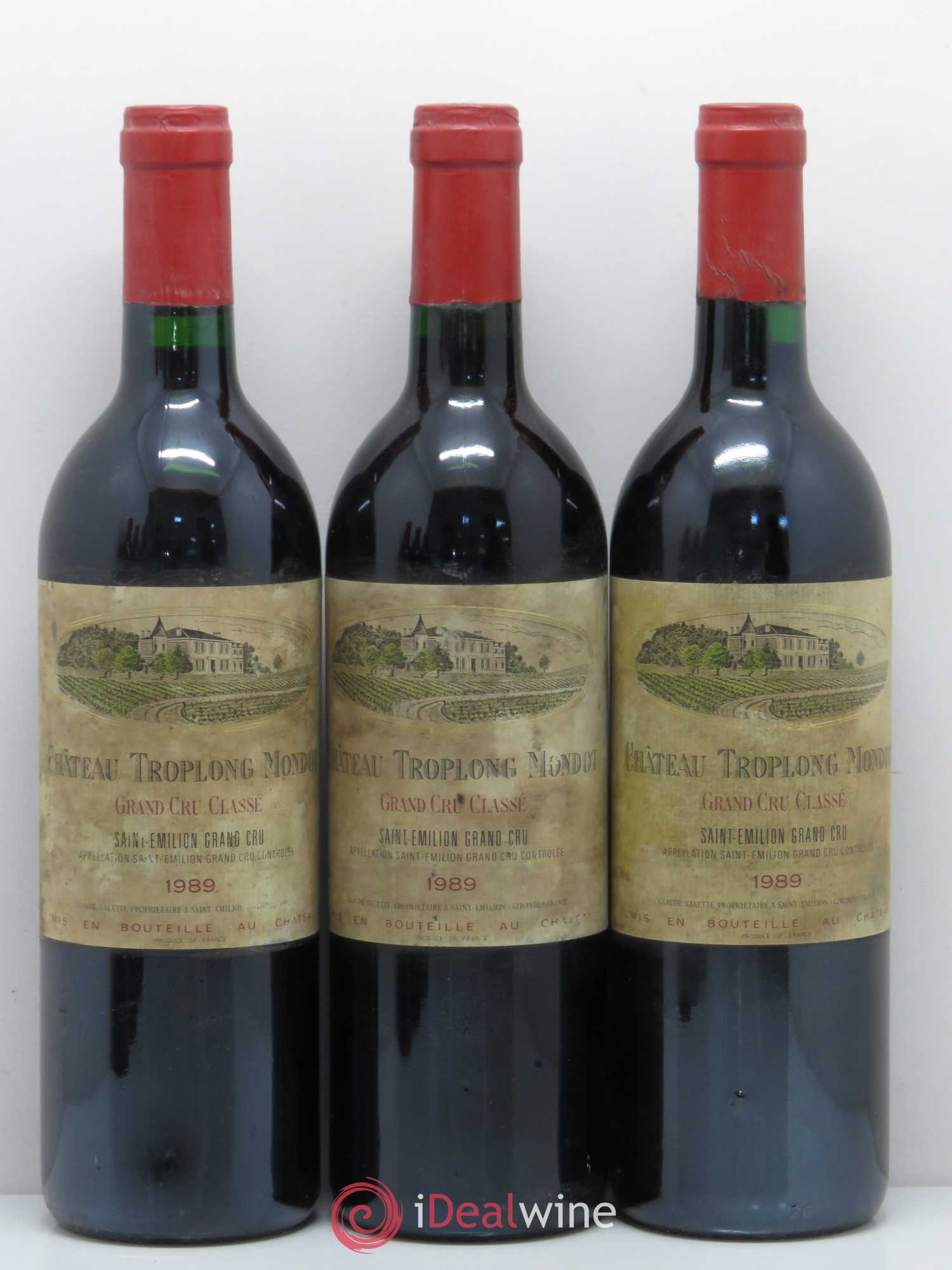 Château Troplong Mondot 1er Grand Cru Classé B - Lot de 6 bouteilles - 1