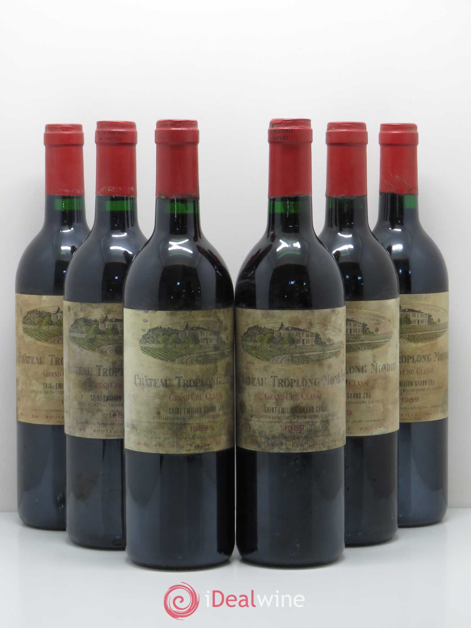 Château Troplong Mondot 1er Grand Cru Classé B - Lot de 6 bouteilles - 0