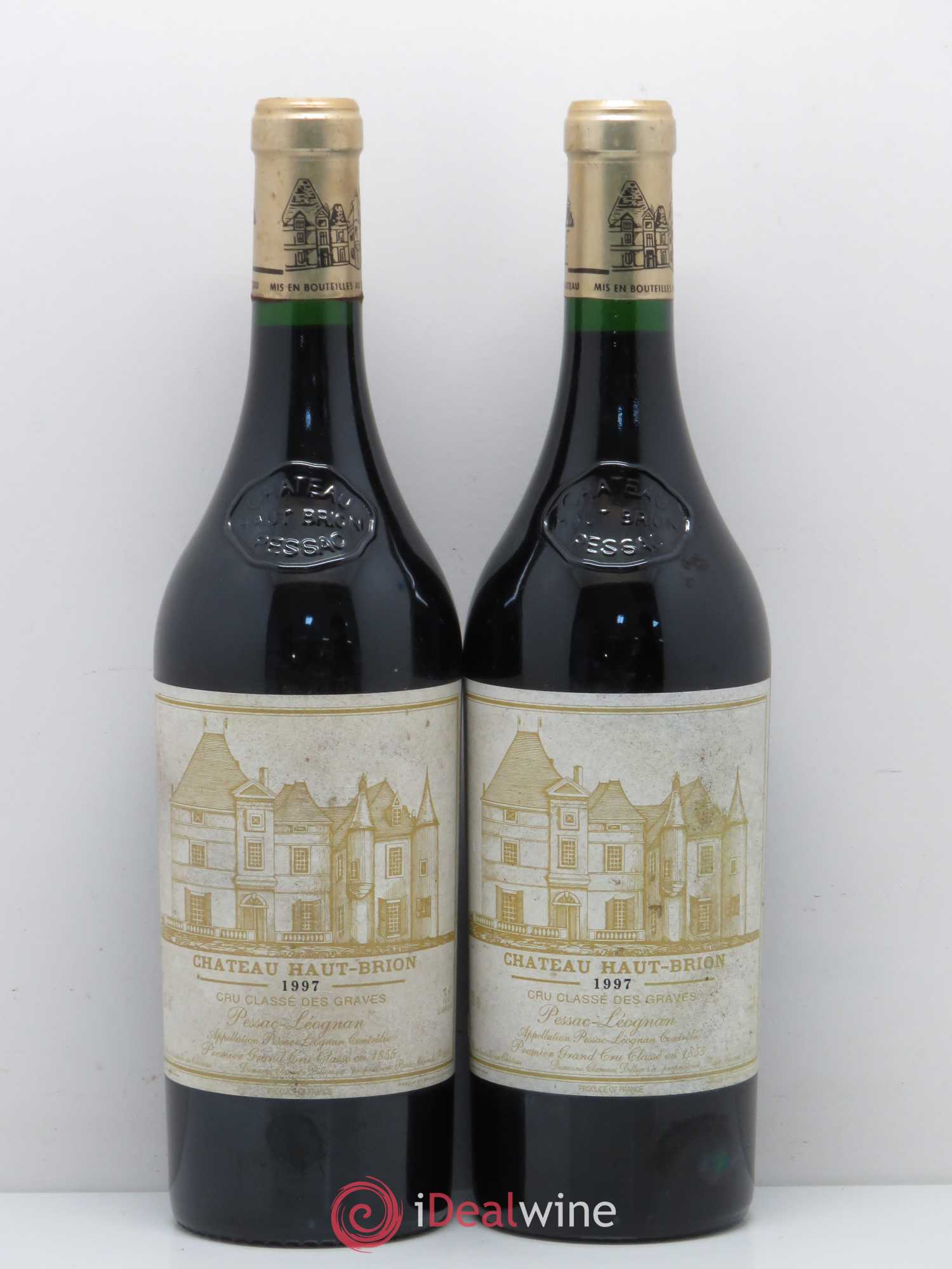 Château Haut Brion 1er Grand Cru Classé 1997 - Lot de 2 bouteilles - 0