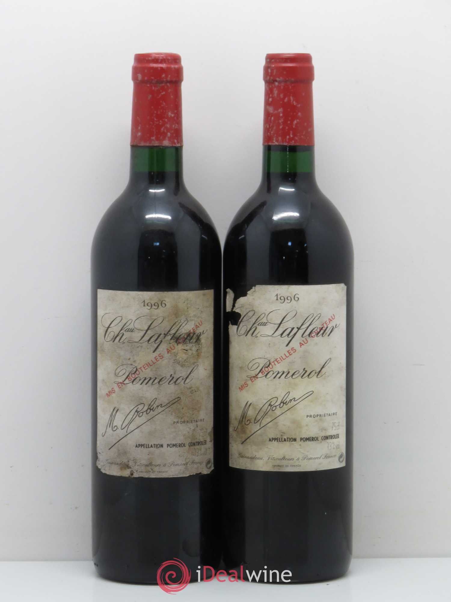 Château Lafleur 1996 - Lot de 2 bouteilles - 0