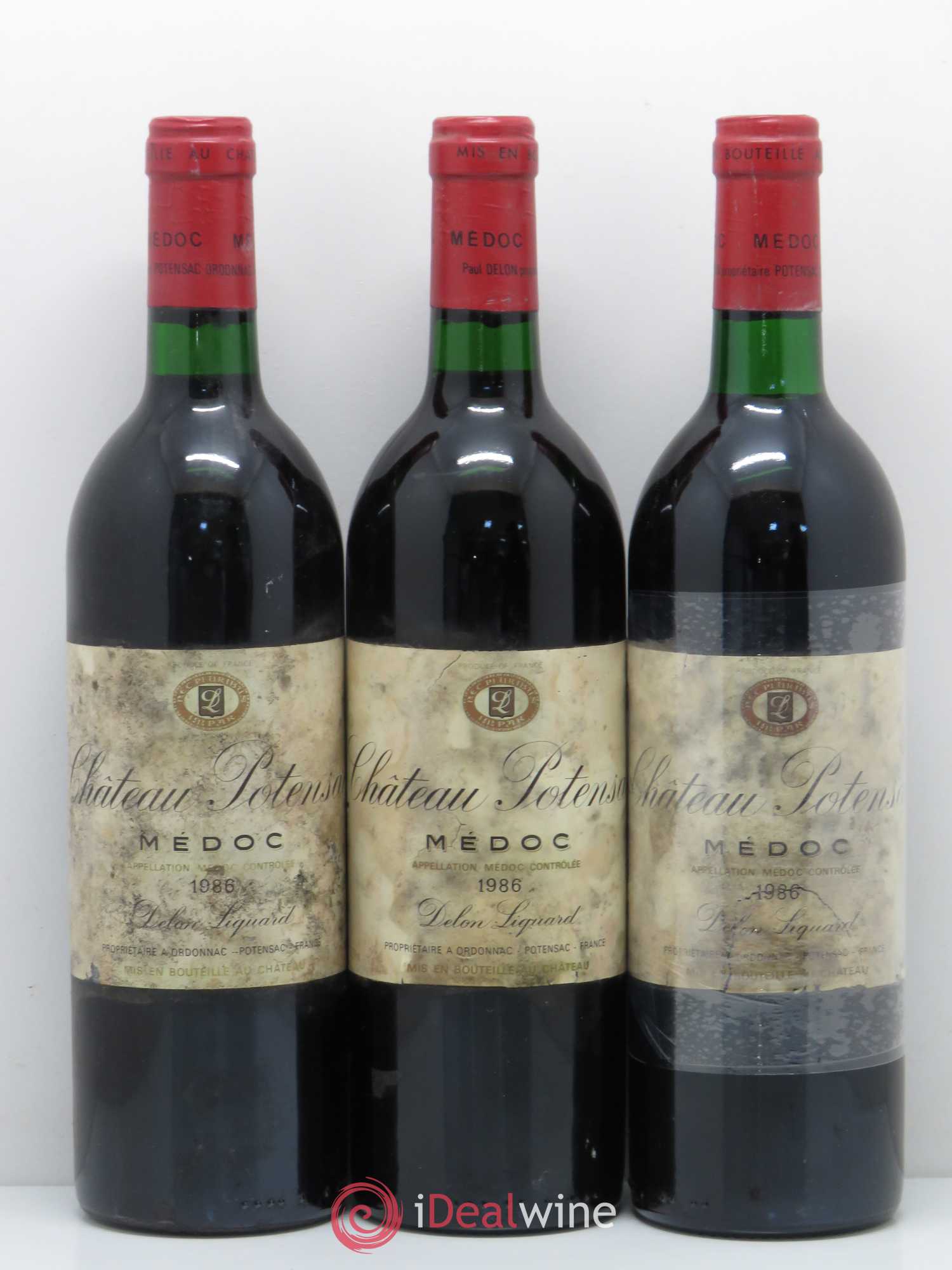 Château Potensac 1986 - Lot de 6 bouteilles - 2