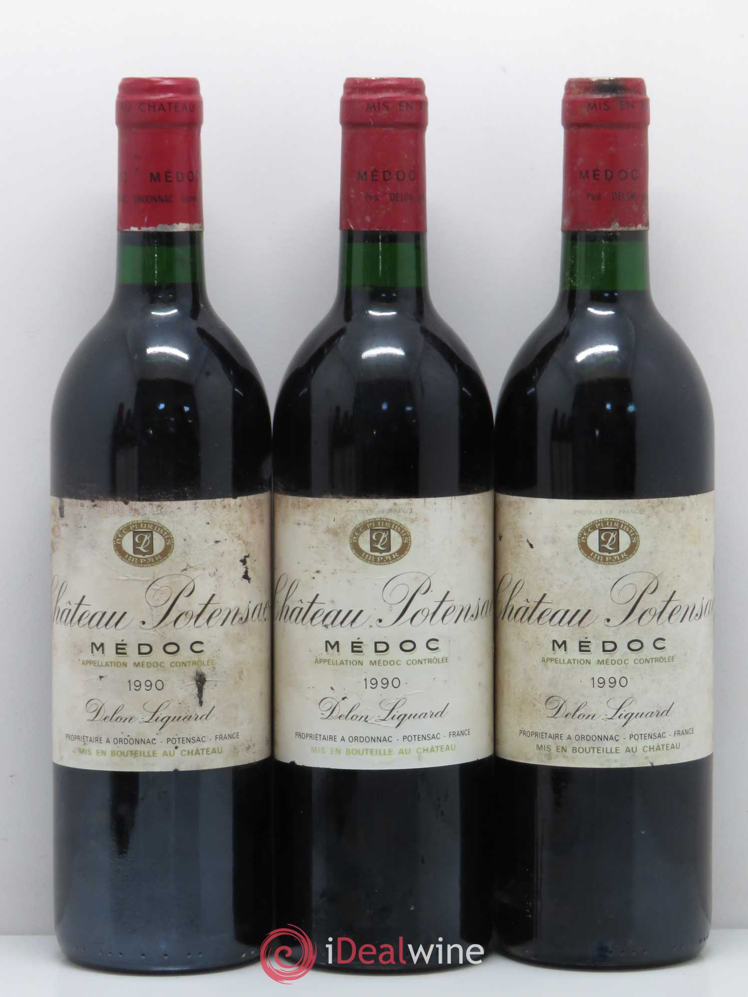 Château Potensac 1990 - Lot de 6 bouteilles - 1