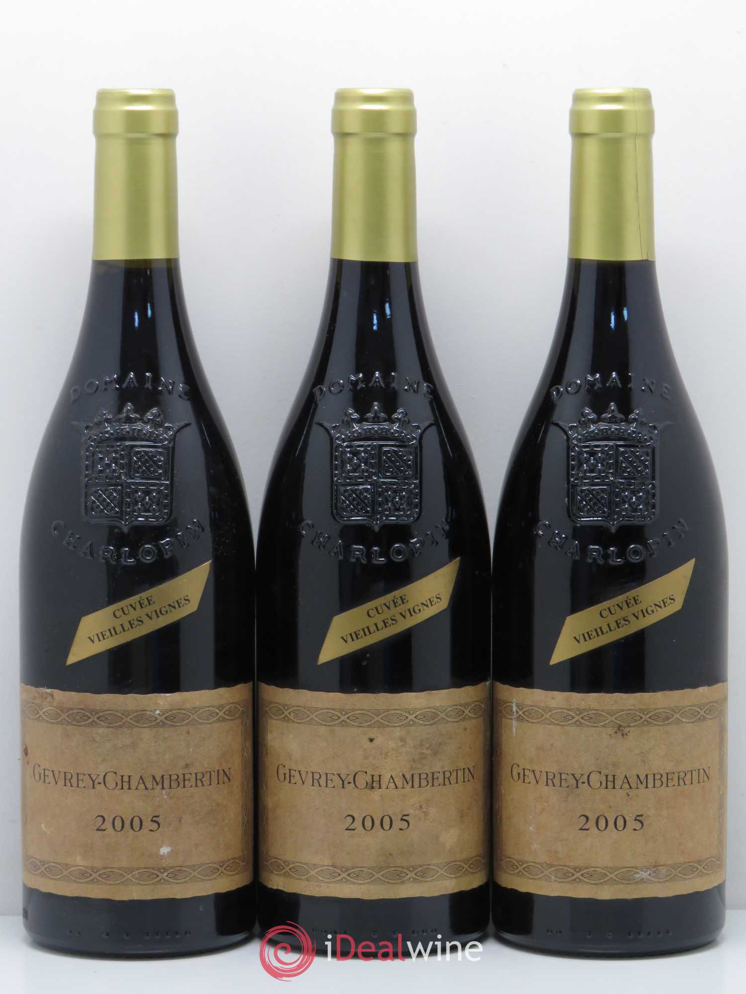 Gevrey-Chambertin Vieilles Vignes Charlopin Parizot 2005 - Posten von 3 Flaschen - 0